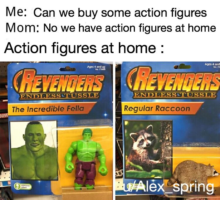 Action figures at home r/Memes_Of_The_Dank