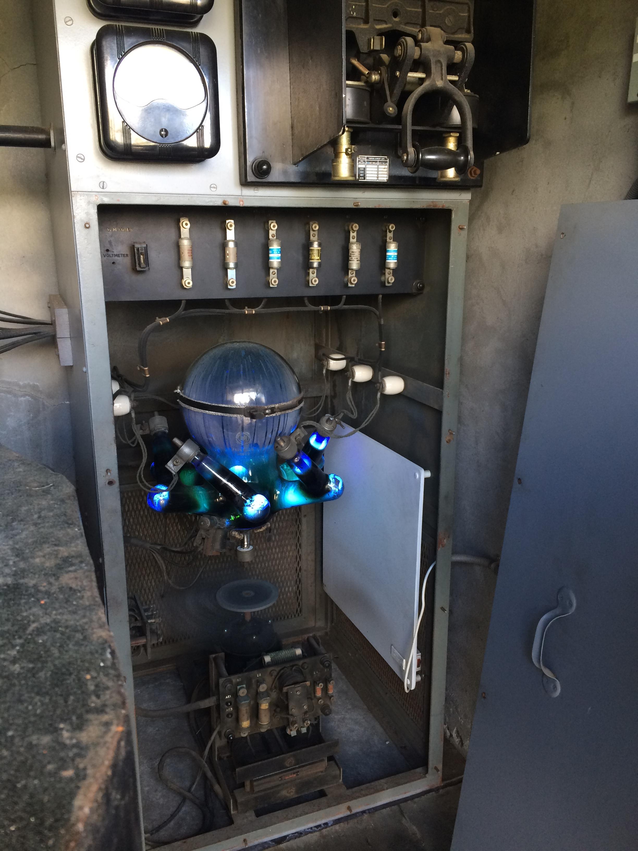 The Mercury Arc Rectifier that powers the Durie hill elevator in