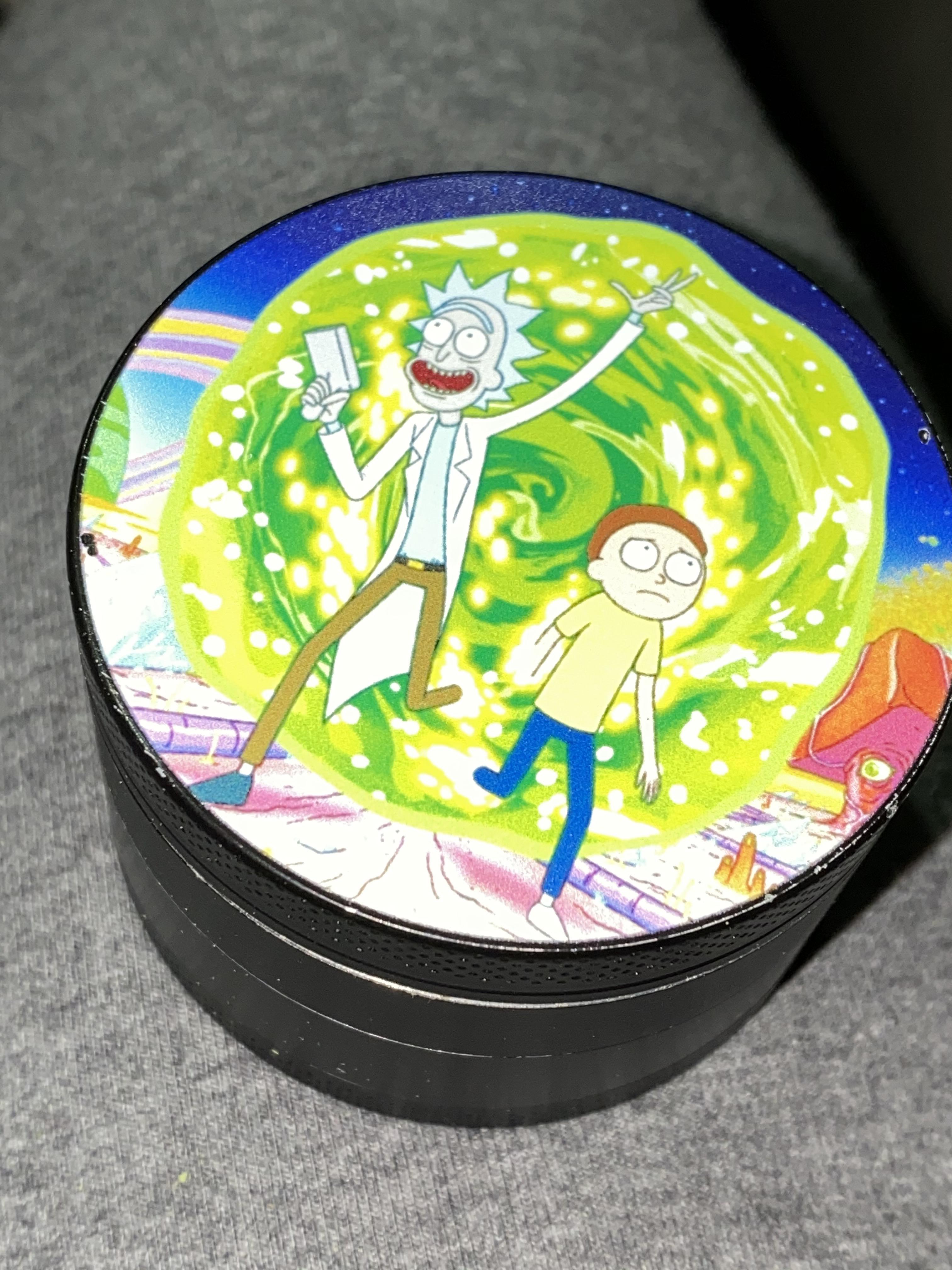 Only right to have a rick and morty grinder to use before watching