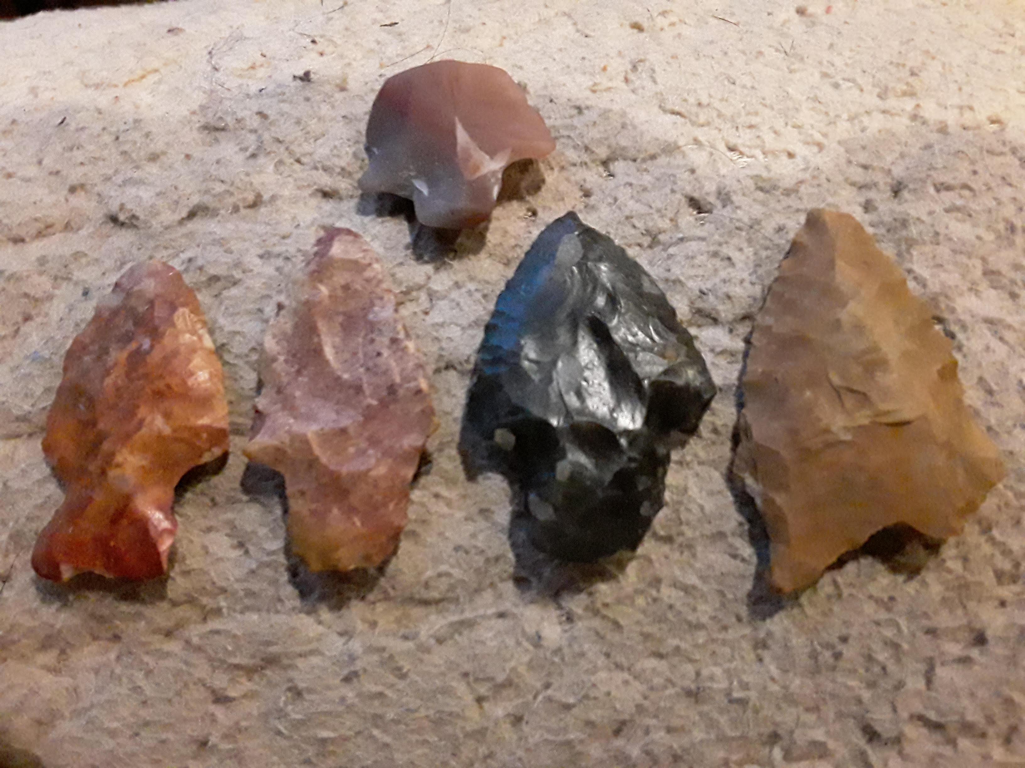Can I get some info on these arrowheads found on High Island, Texas