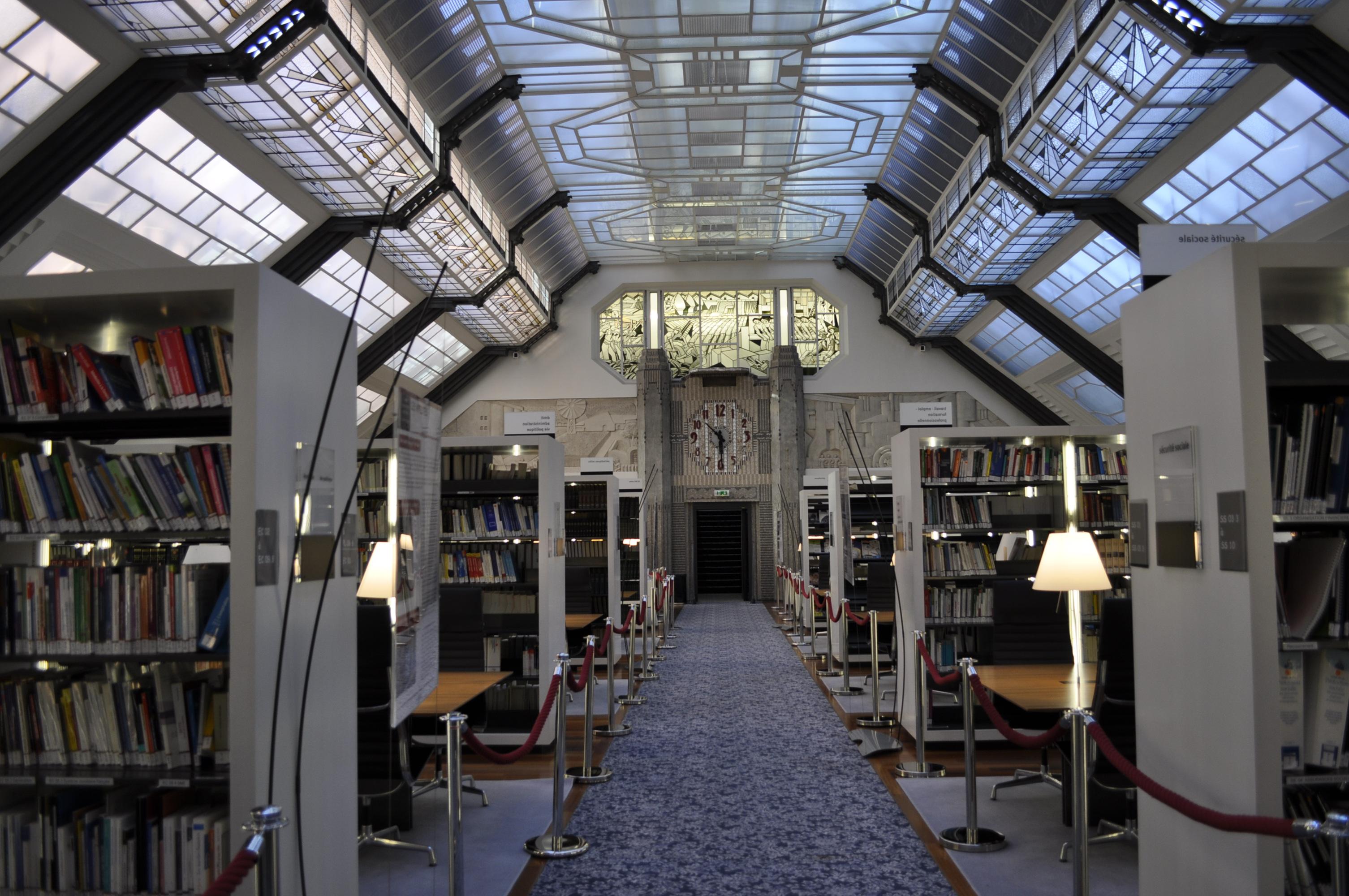 Art Deco library in the French ministry of Health, Paris, 1929 [misc