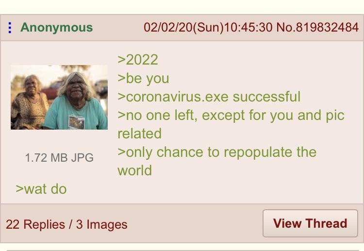 Anon survives bud light virus greentext