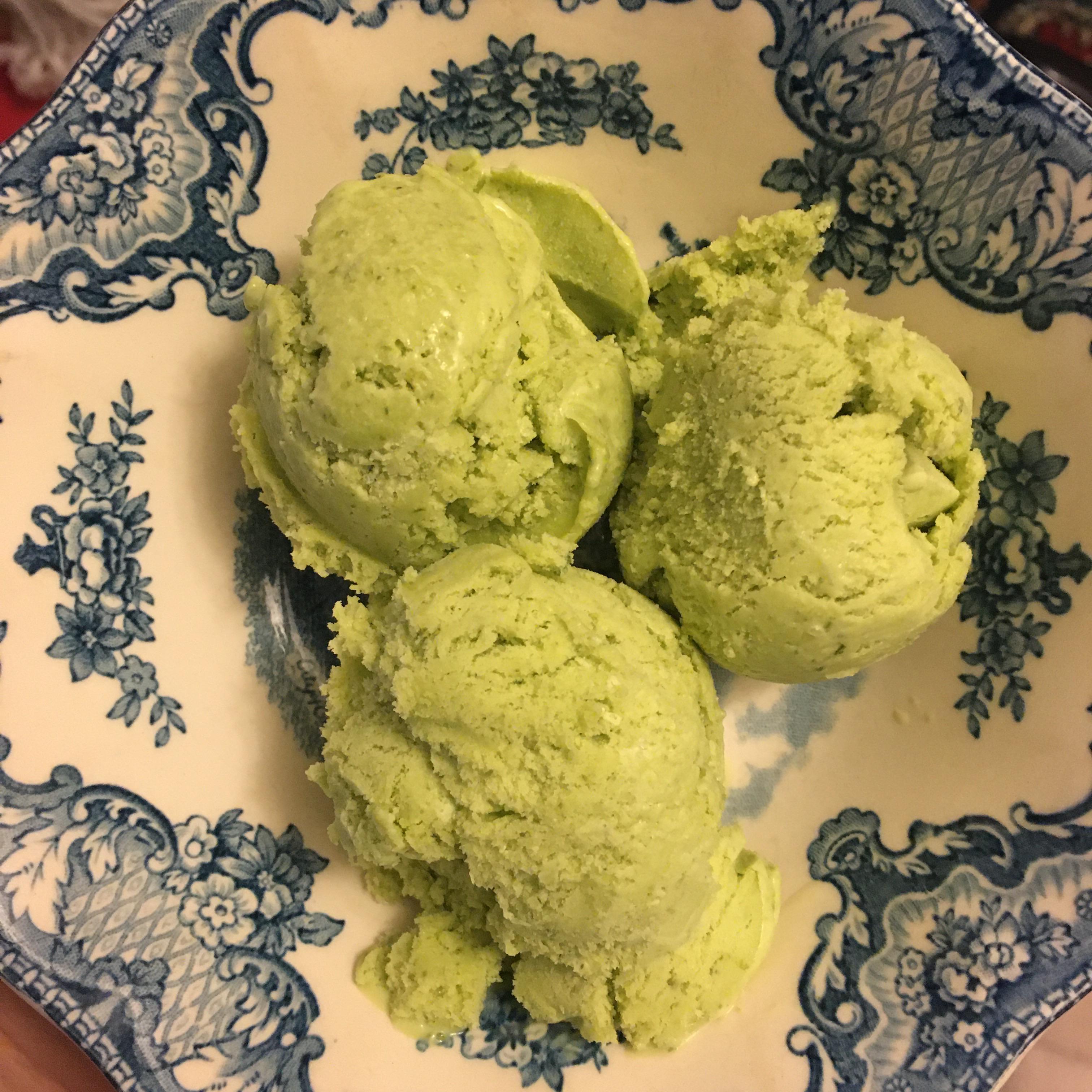 Lemon Basil Ice Cream (Homemade) r/icecreamery