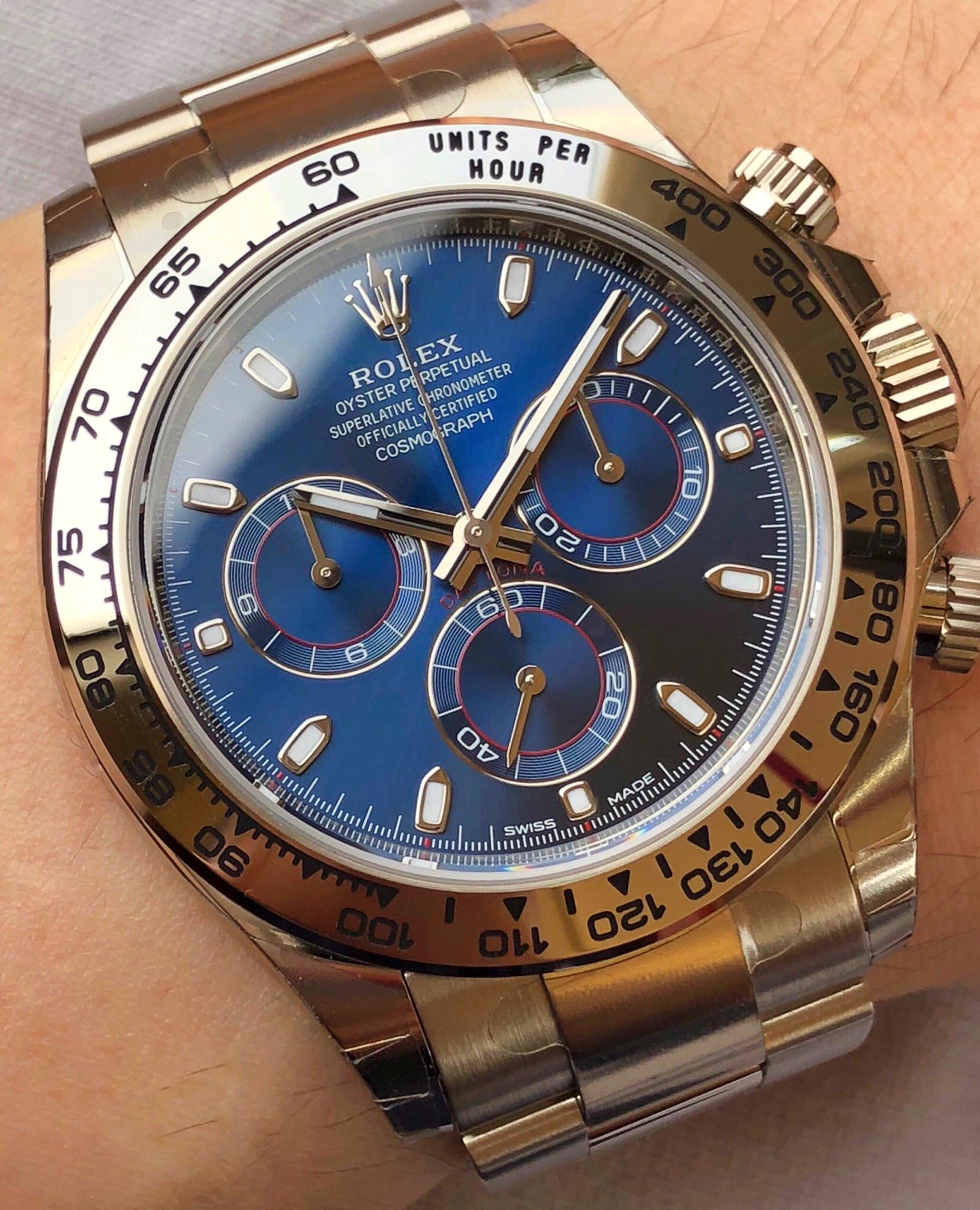 [Rolex] White Gold Blue Daytona r.116509 r/Watches