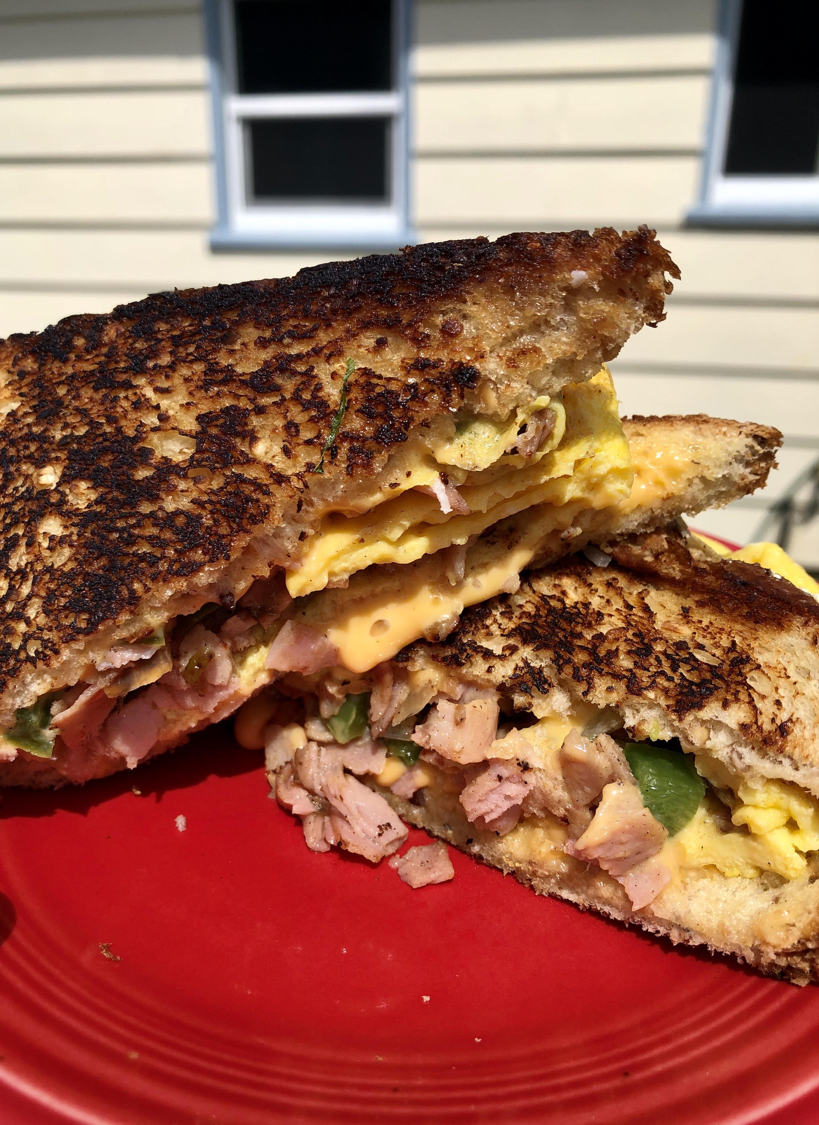 Denver Omelette Grilled Cheese r/eatsandwiches