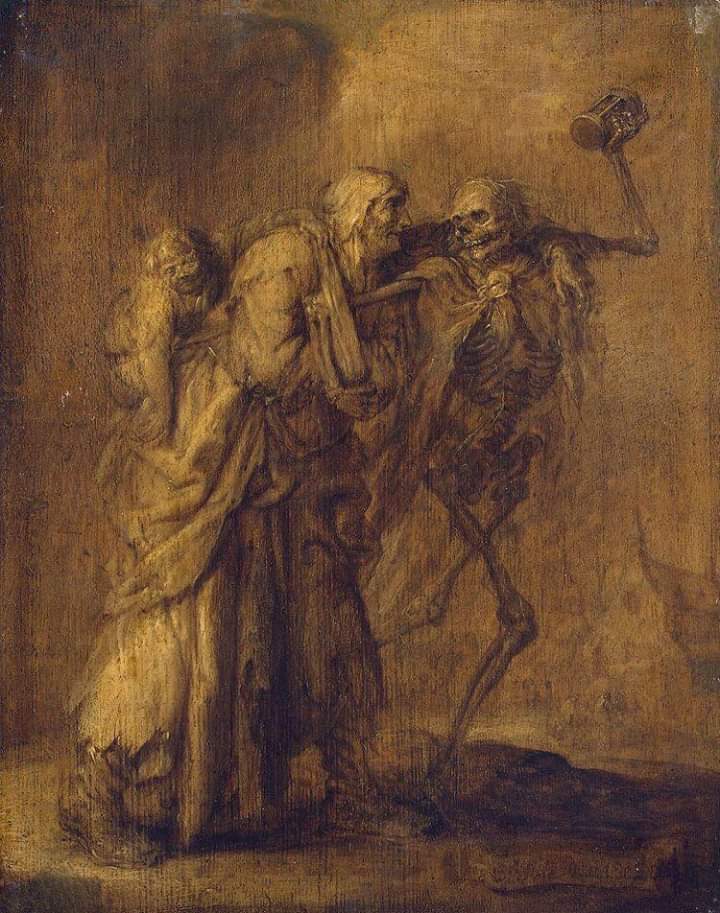 Dance of Death by Adrian Pietersz Van De Venne [1630’s] r/CreepyArt