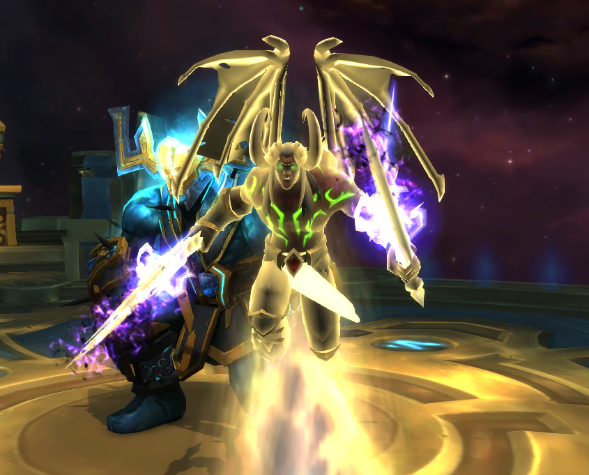 Leaked image of 3rd Demon Hunter spec in Shadowlands Holy DH, heals