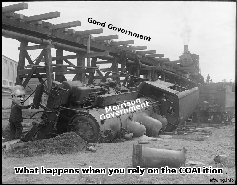 All aboard the Morrison government trainwreck r/AusMemes