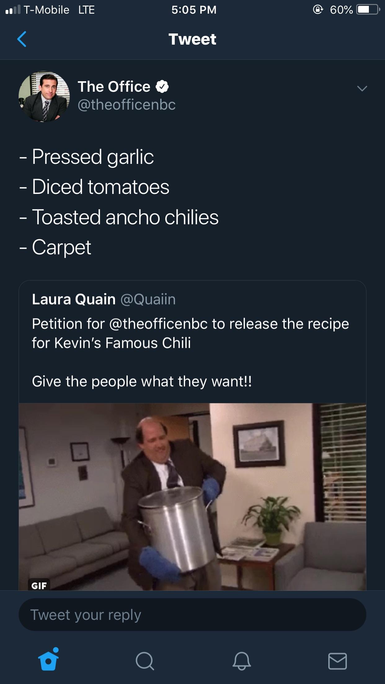 Kevin Chili Meme Binging With Babish Kevin S Famous Chili From The