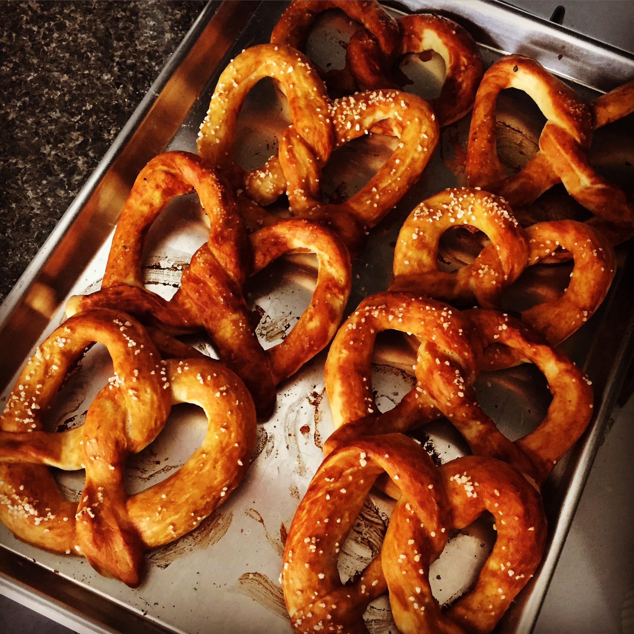 [homemade] I made German pretzels r/food