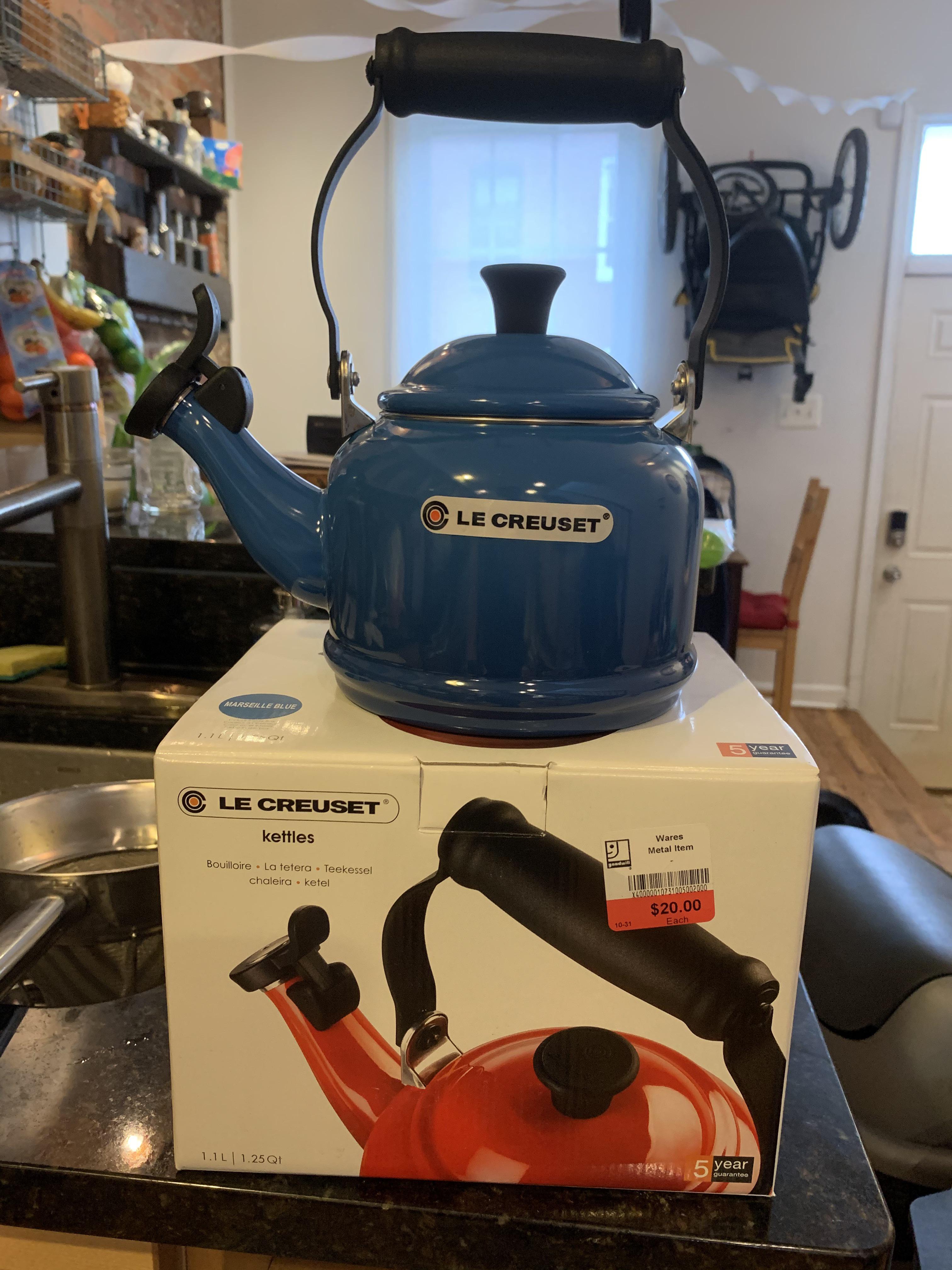 Brand new Le Creuset kettle, I’ve been looking for one! r