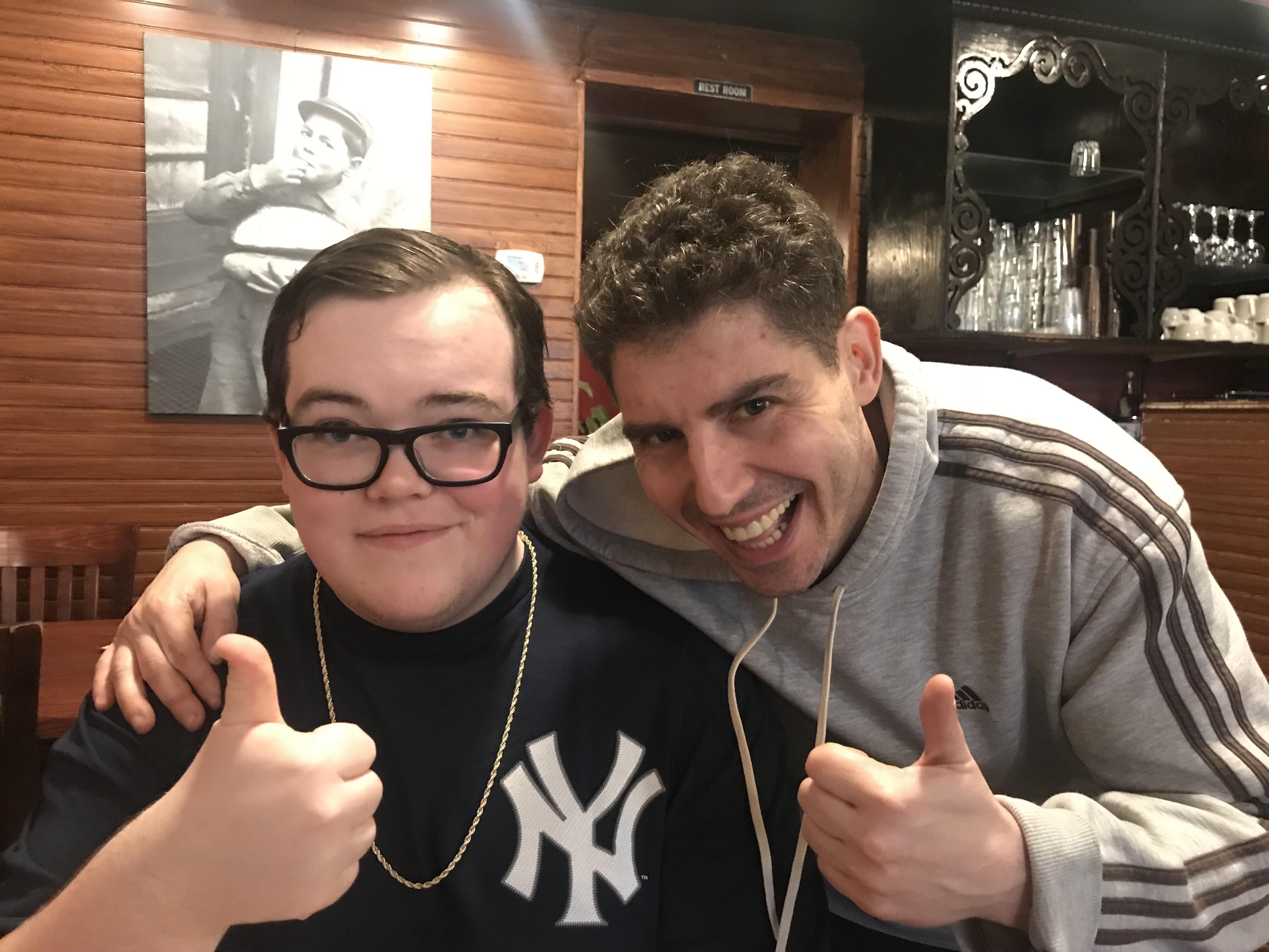 Went to former Nightmares restaurant Leone’s today and got a picture with Michael, the owner