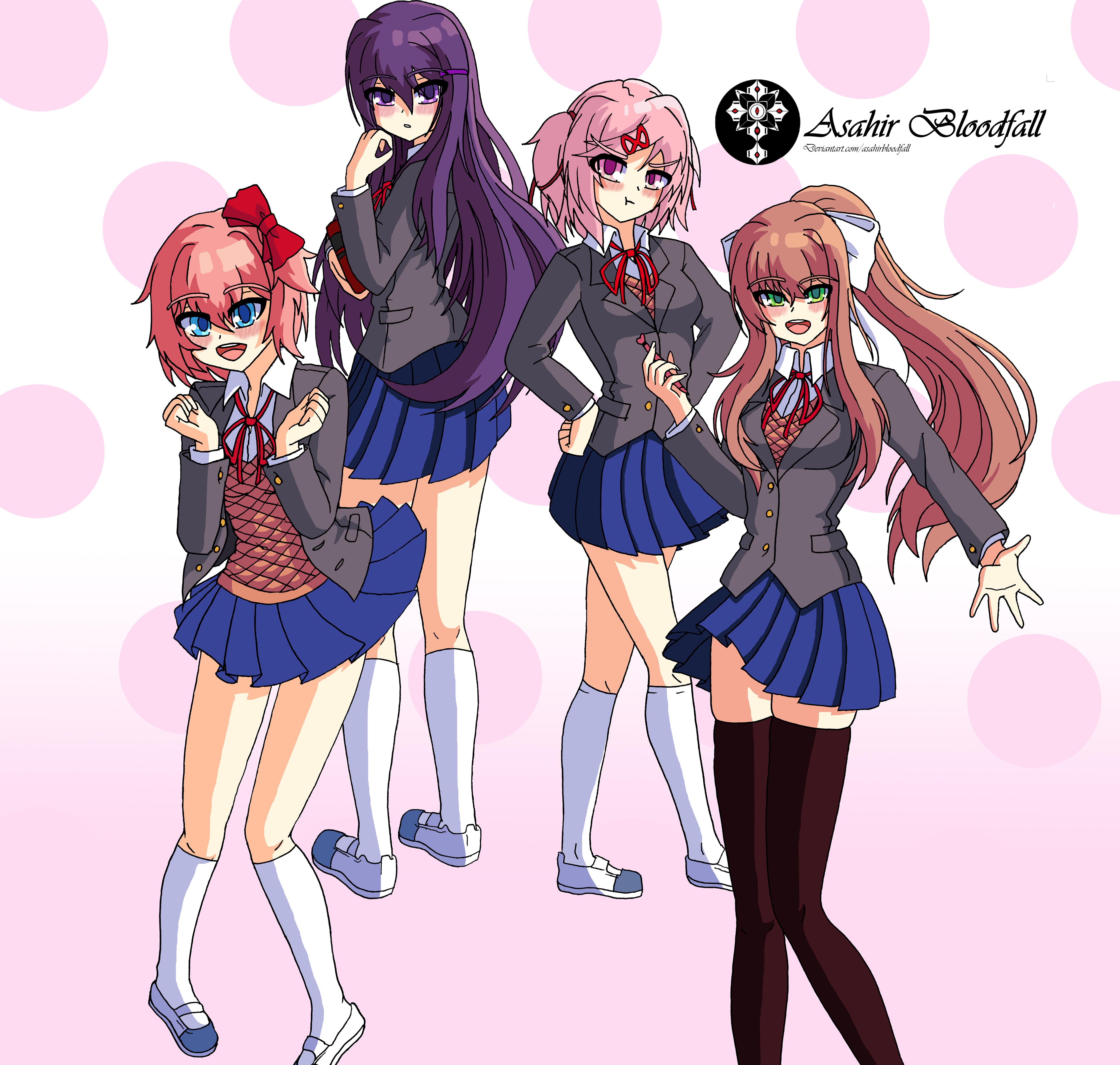 Doki Doki Literature Club (Fan Art) DDLC