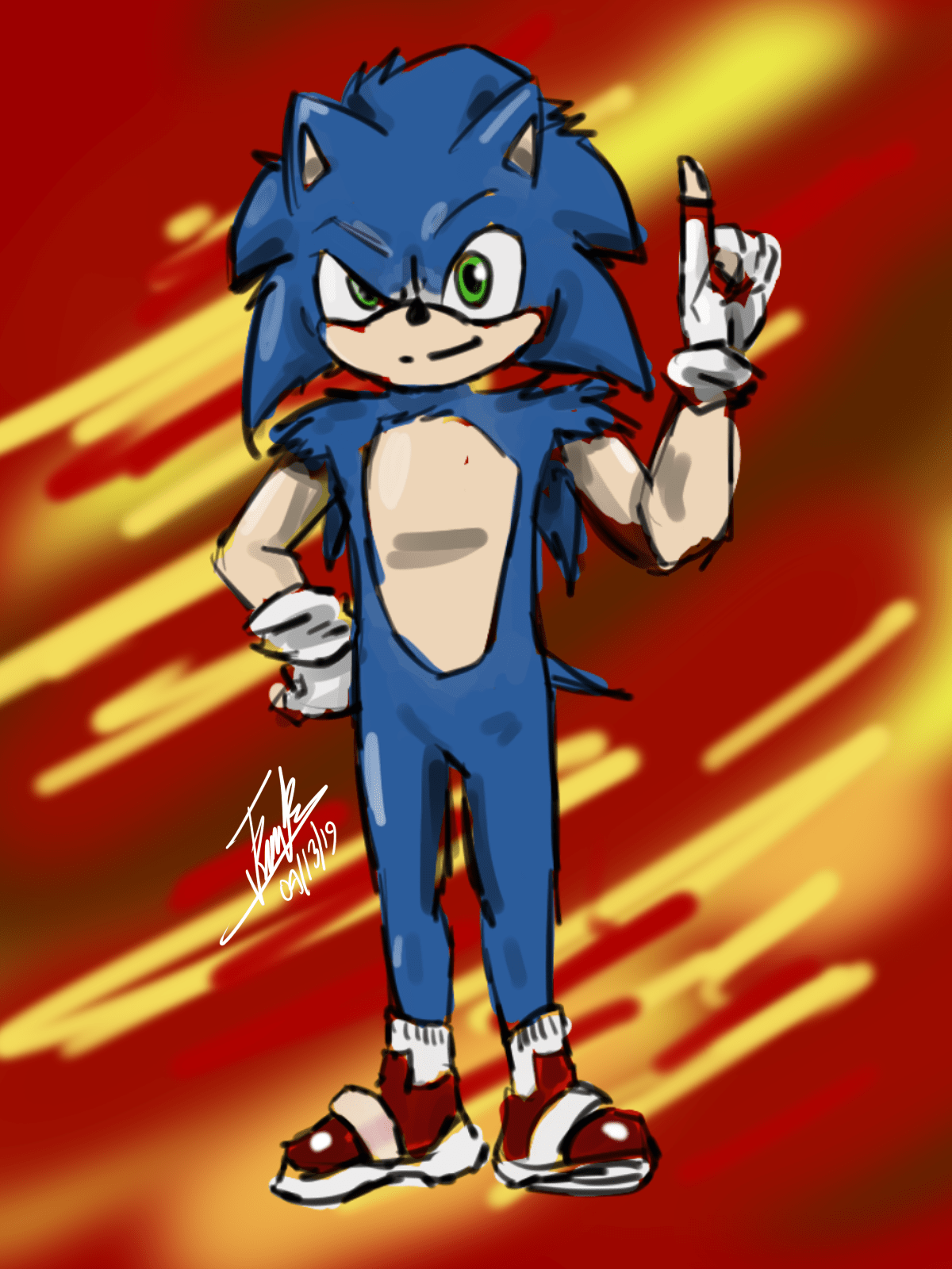 Movie Sonic Fanart r/SonicTheMovie