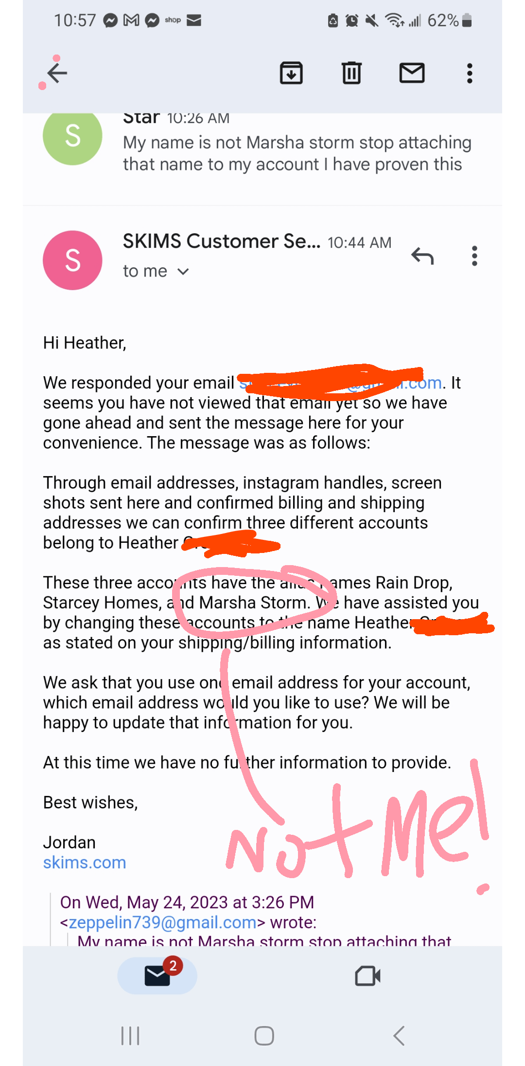 Skims blocks customers r/SKIMSbyKKW
