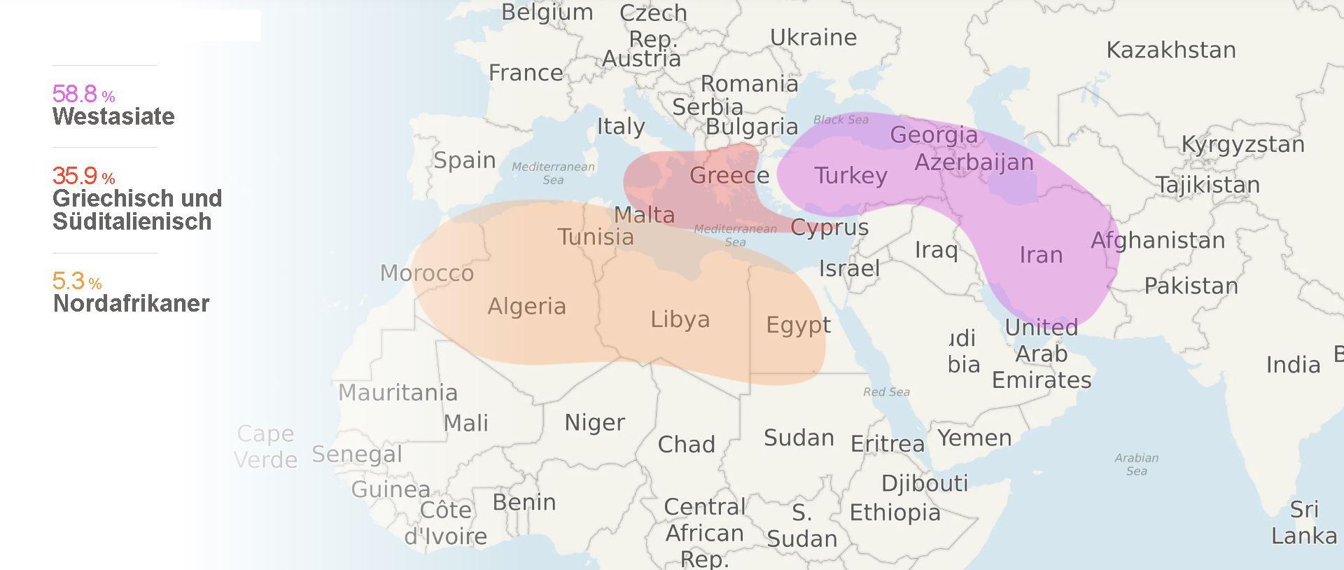 Did a DNA test. r/Turkey