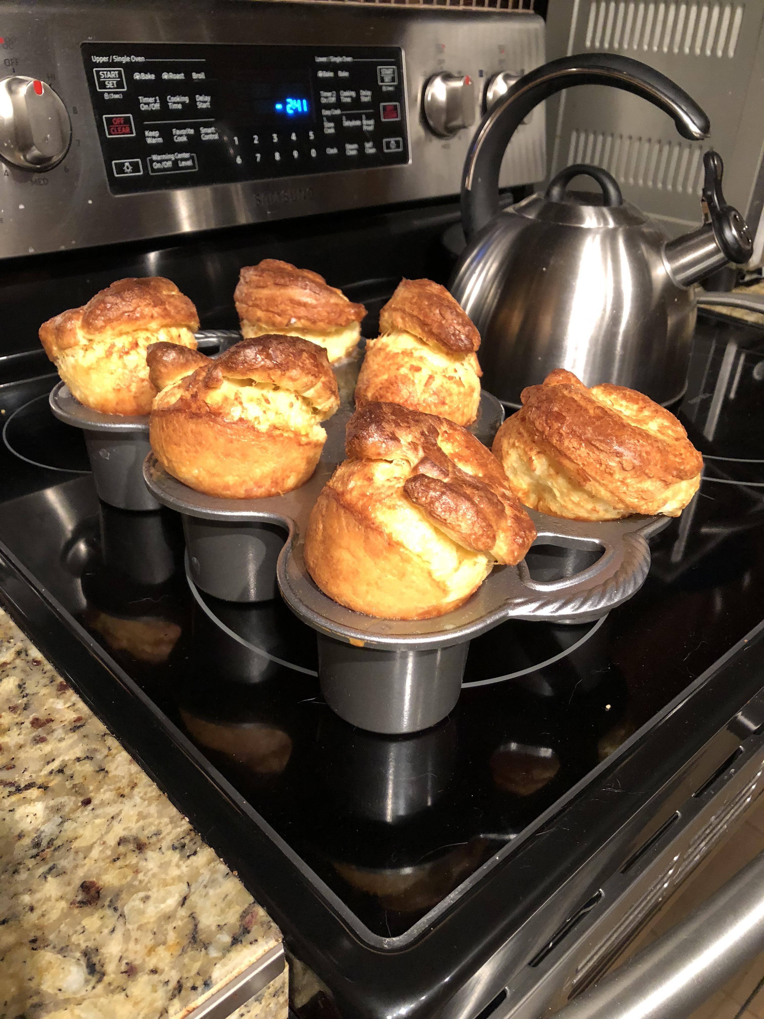 This is what beautiful popovers look like... I love this pan. r/Baking