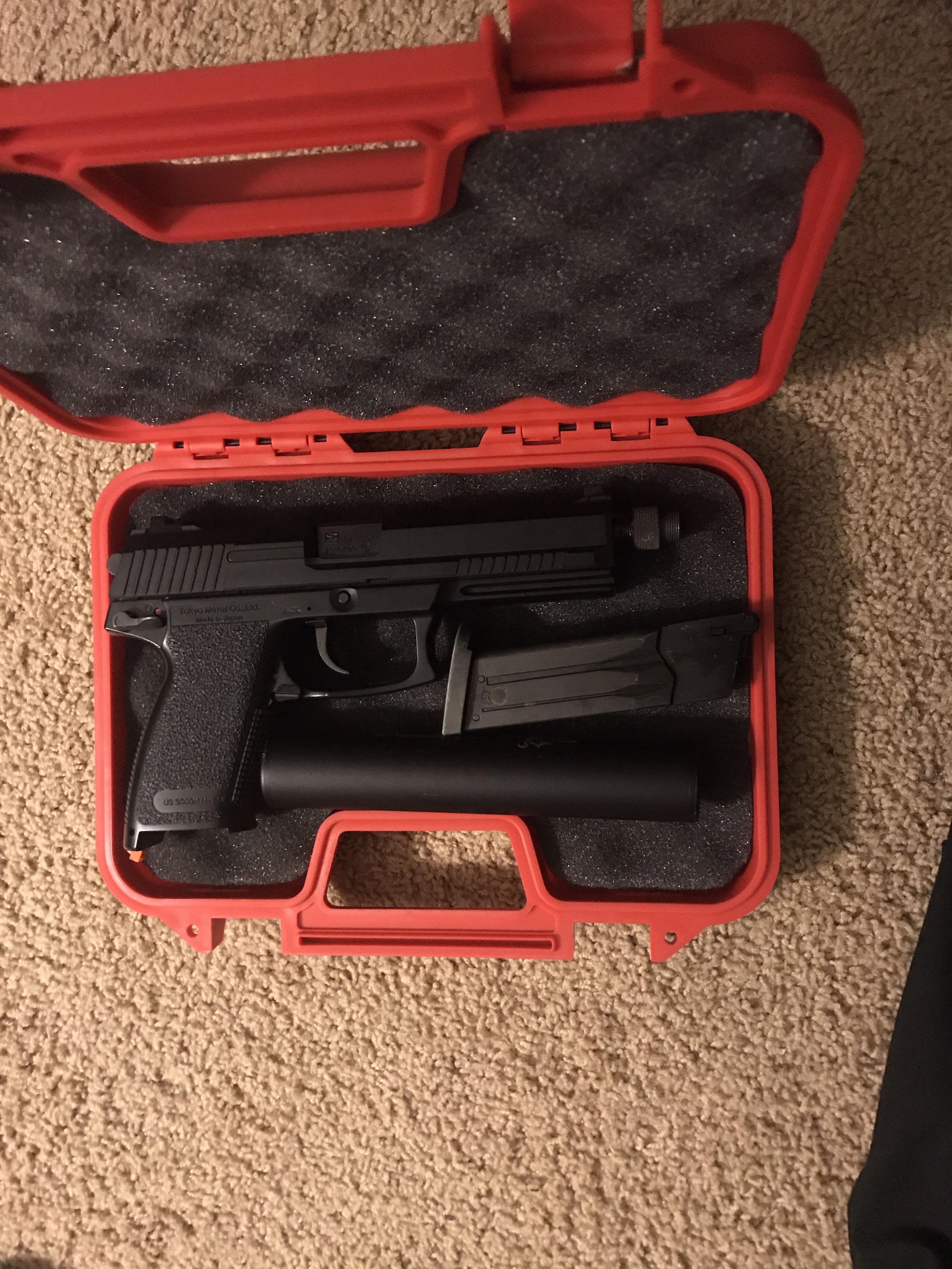 TM MK23 NBB. Giant ass gun. Deadly silent. r/airsoft