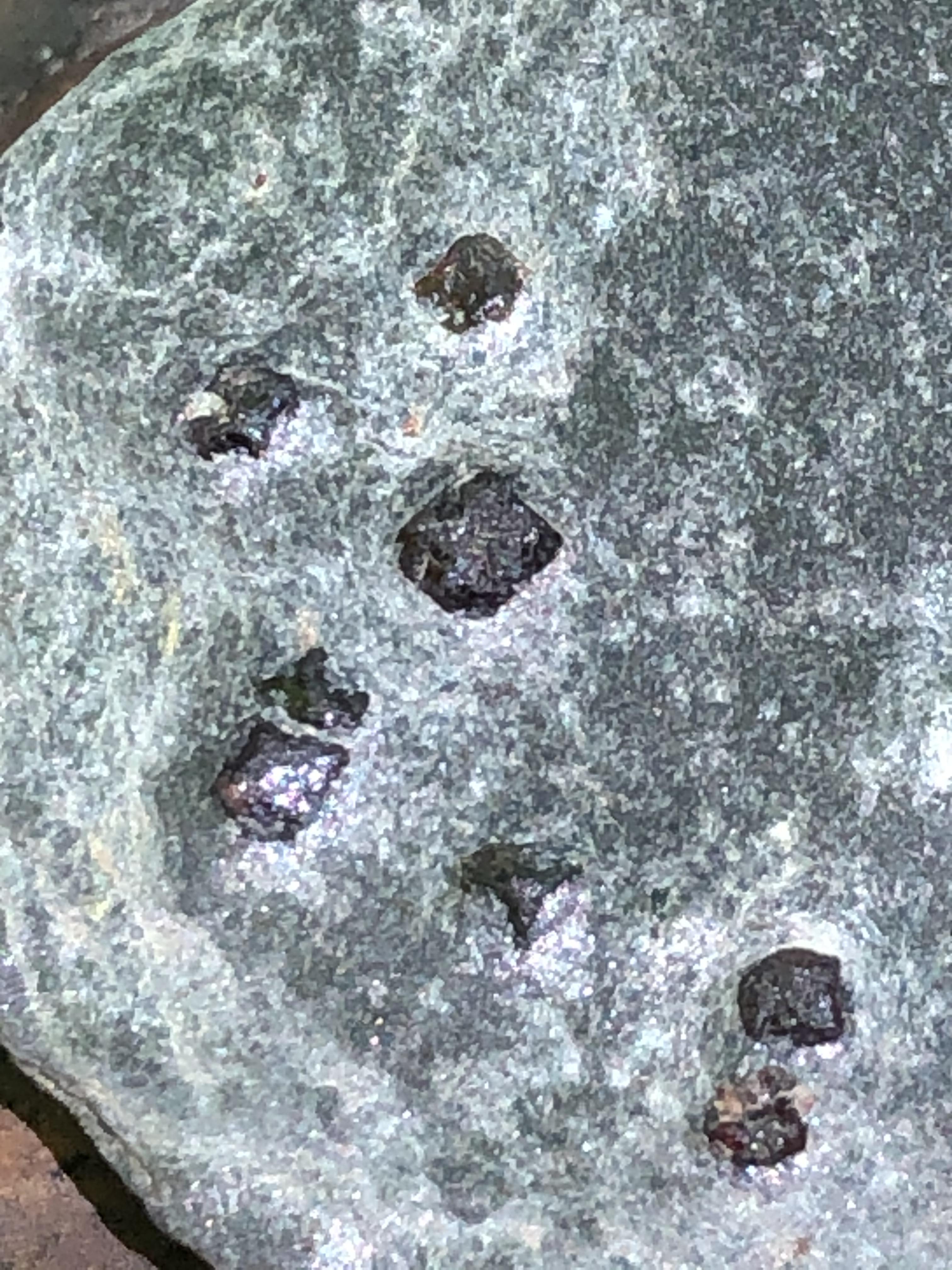 in matrix, found in Franconia Notch, NH, USA r/MineralPorn