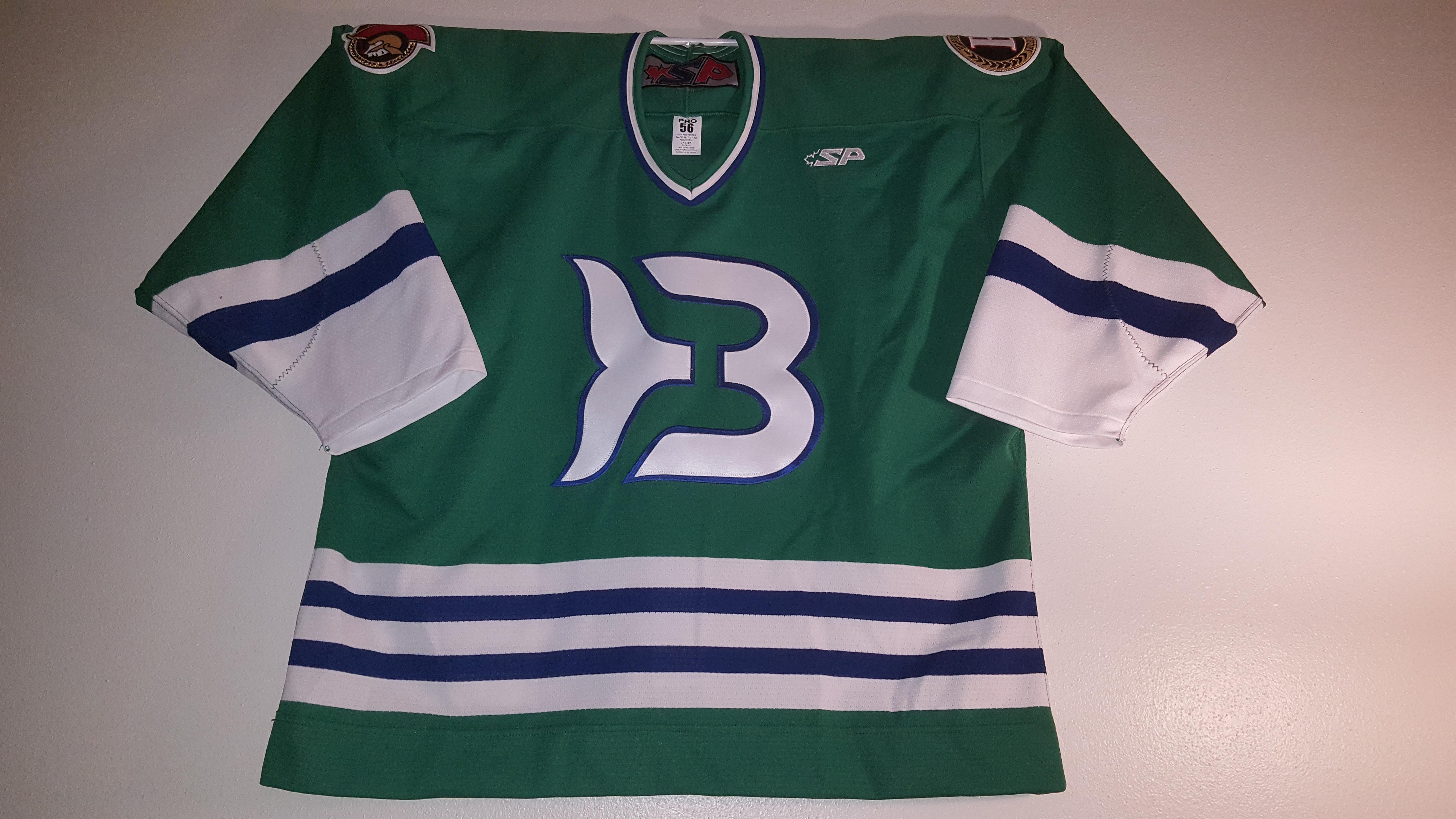 A couple of years ago the Binghamton Senators wore these throwbacks for