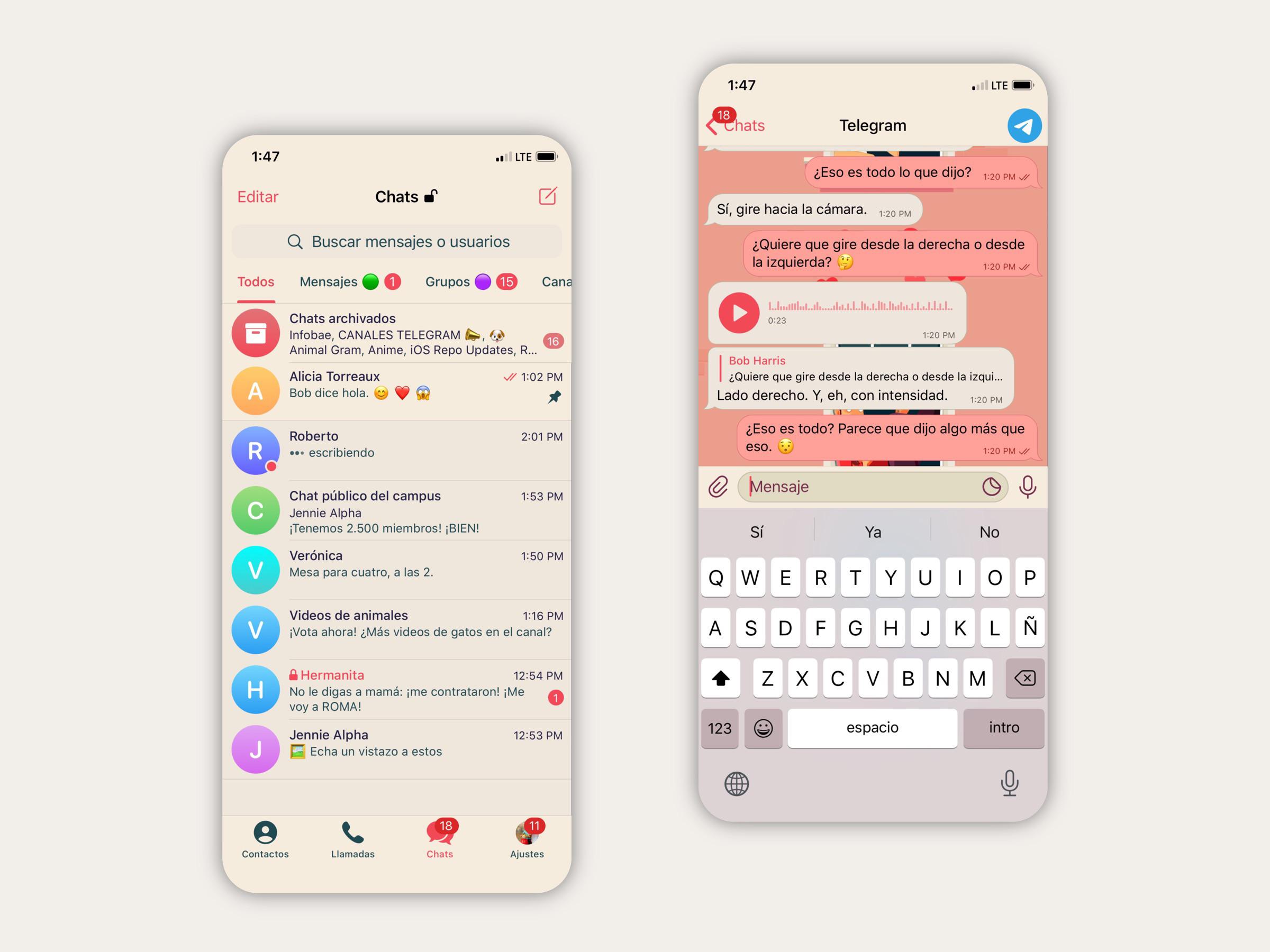 Theme for Telegram iOS, channel https//t.me/temasdj r/TelegramThemes