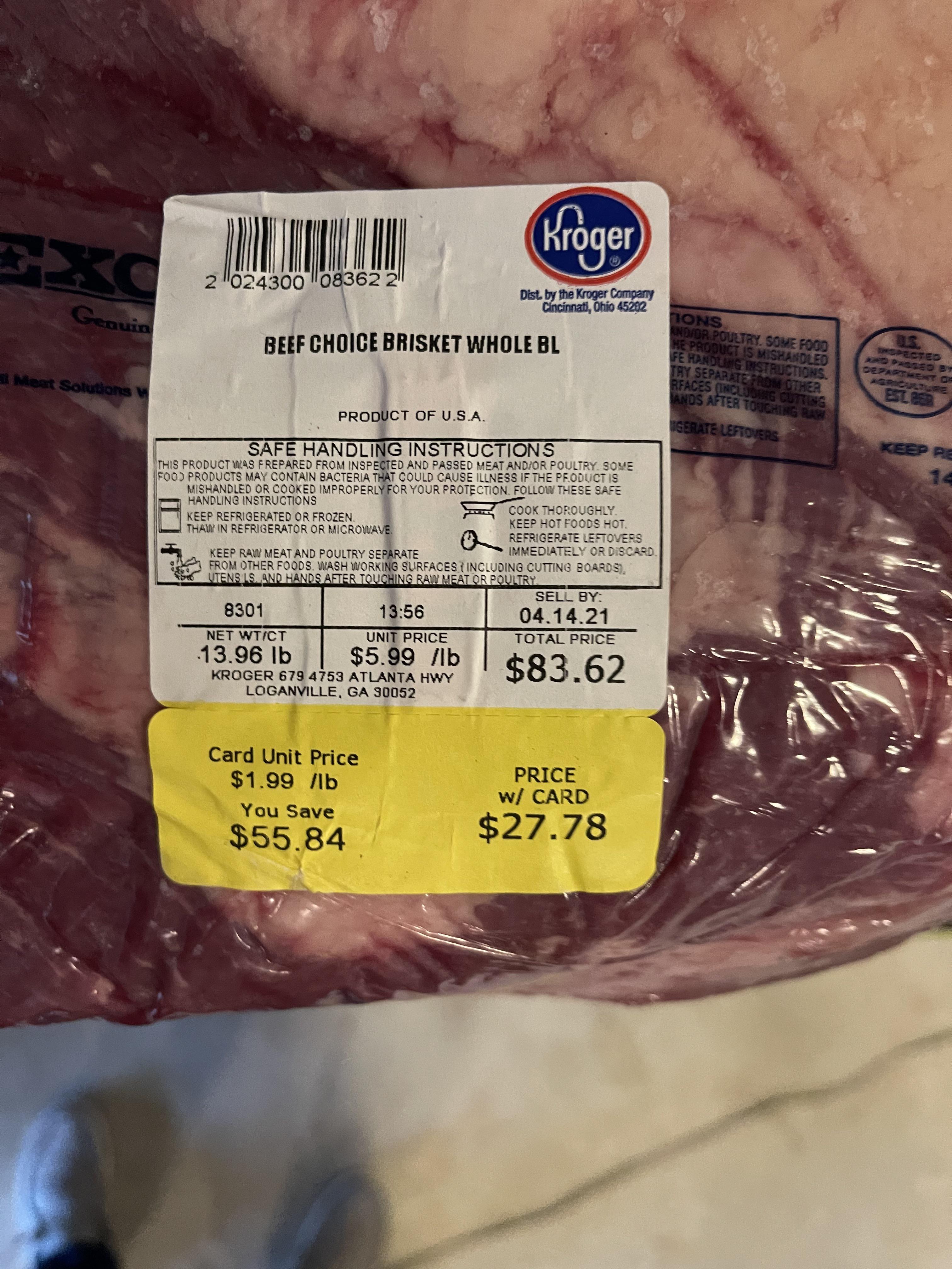 On sale Loganville Kroger BBQ