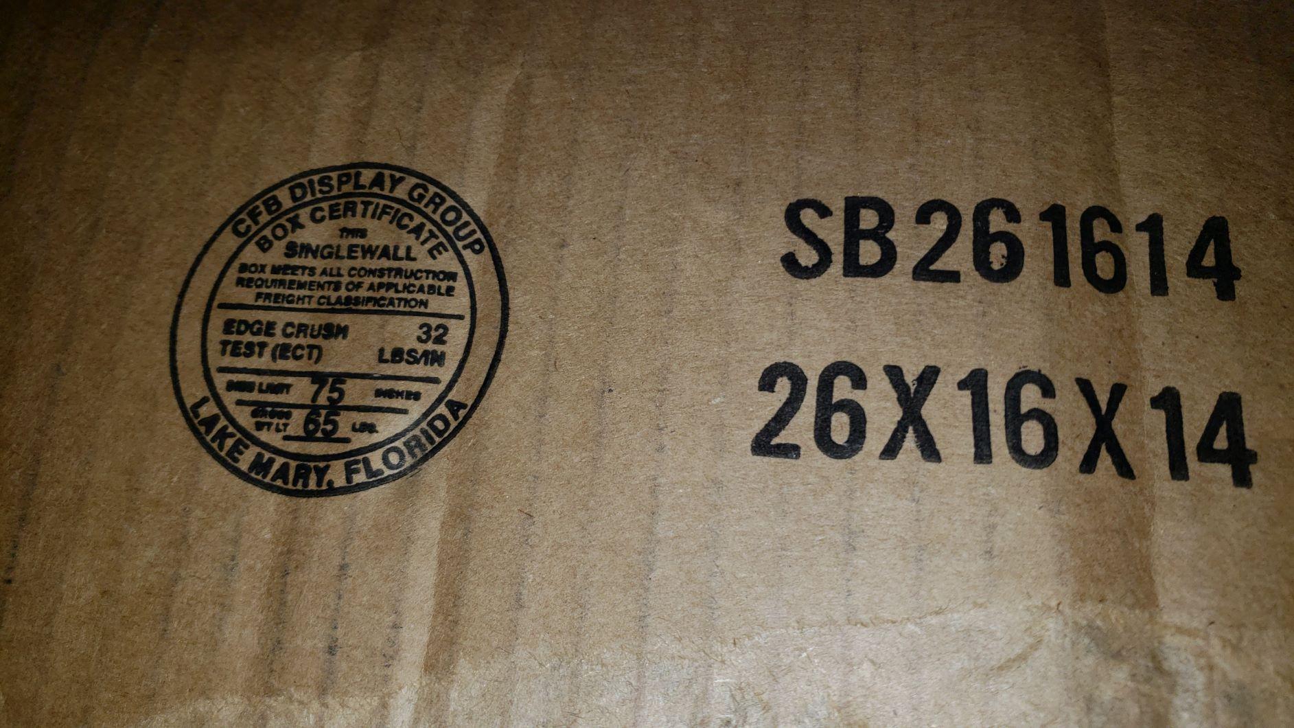 US cardboard boxes and standards r/Metric