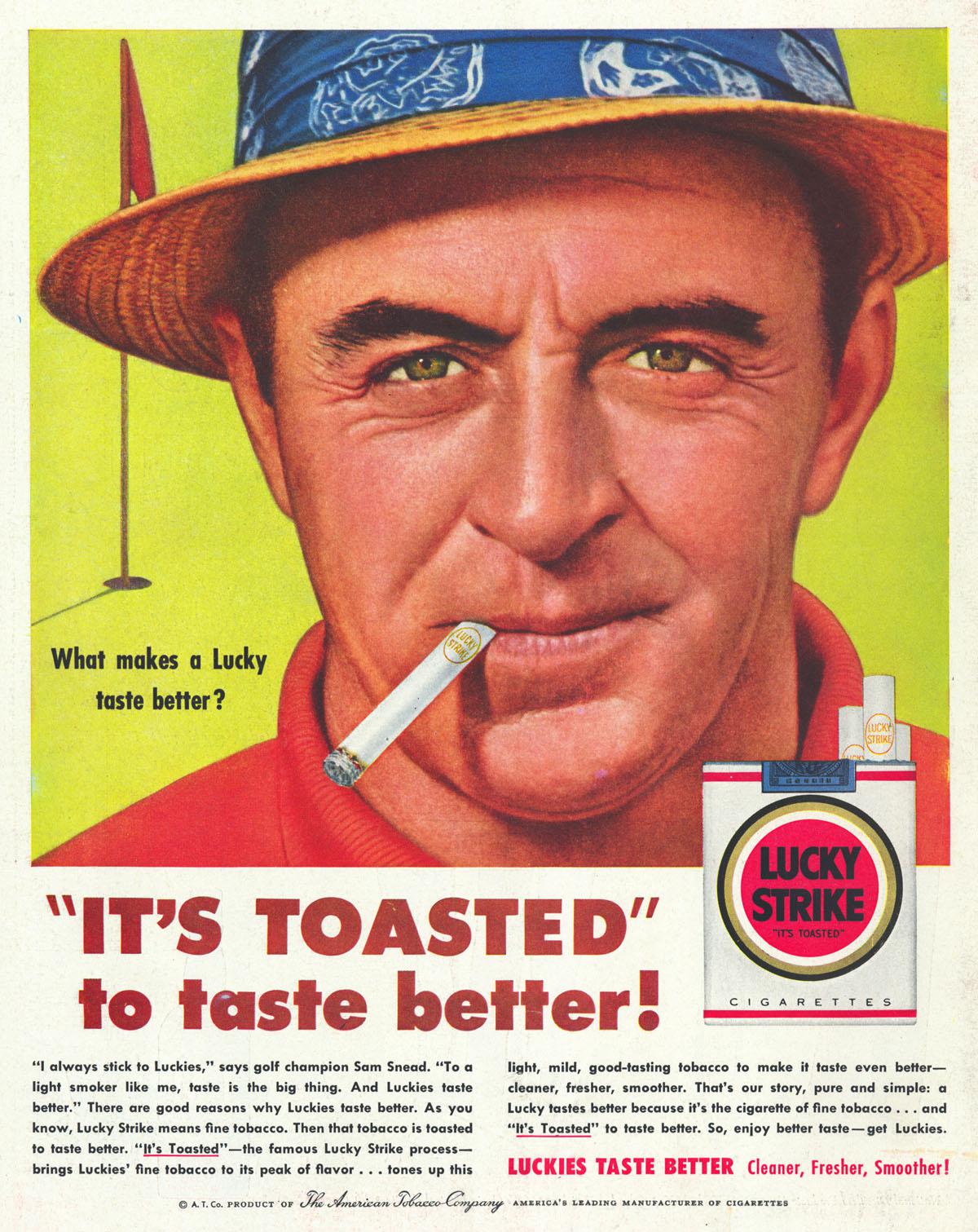 "It's Toasted" To Taste Better Lucky Strike r/AdPorn