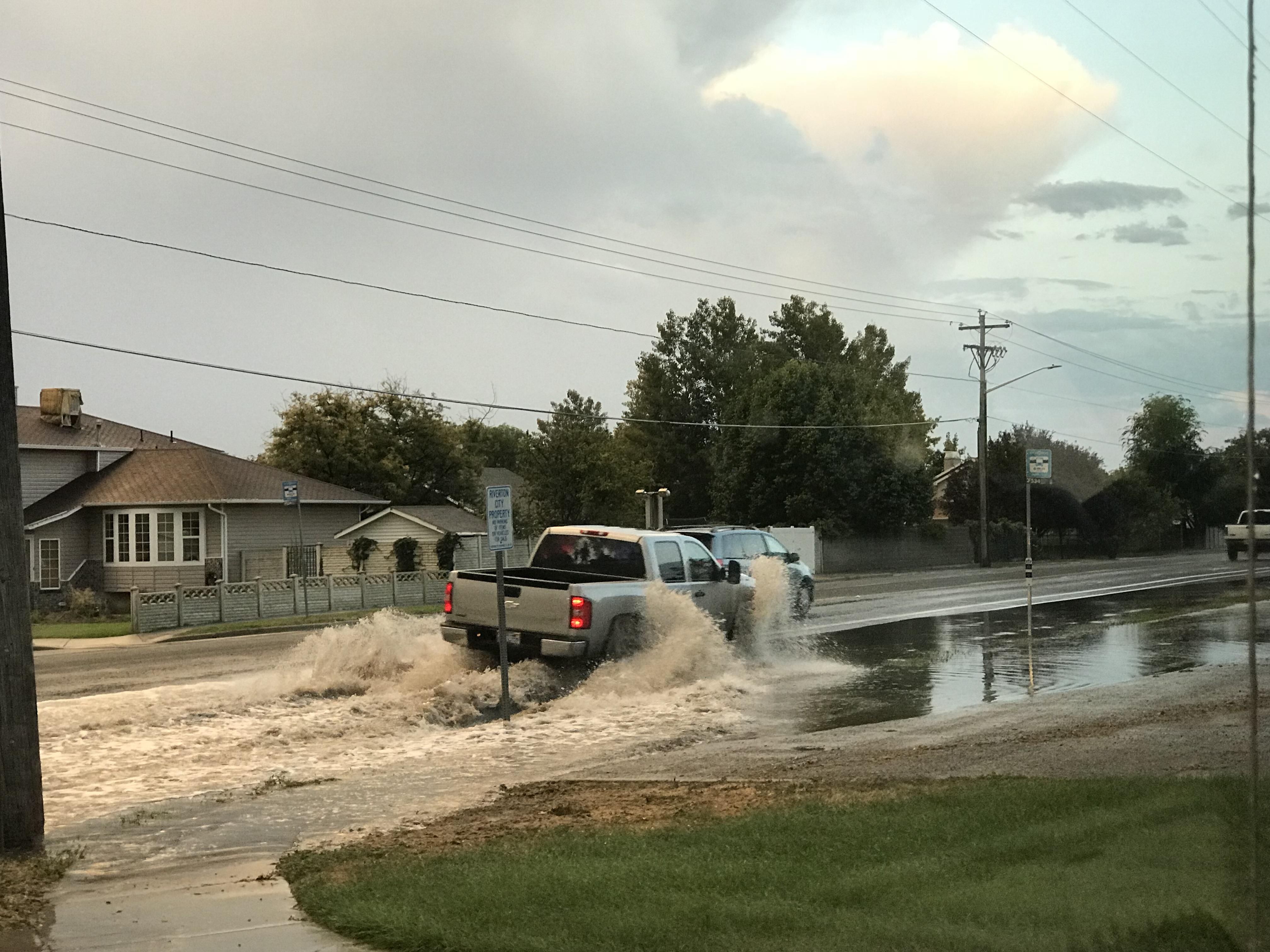 Near flooding after the storm in Riverton r/SaltLakeCity