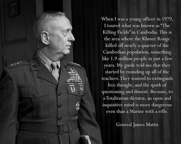 "When I was a young officer..." James Mattis [736x586