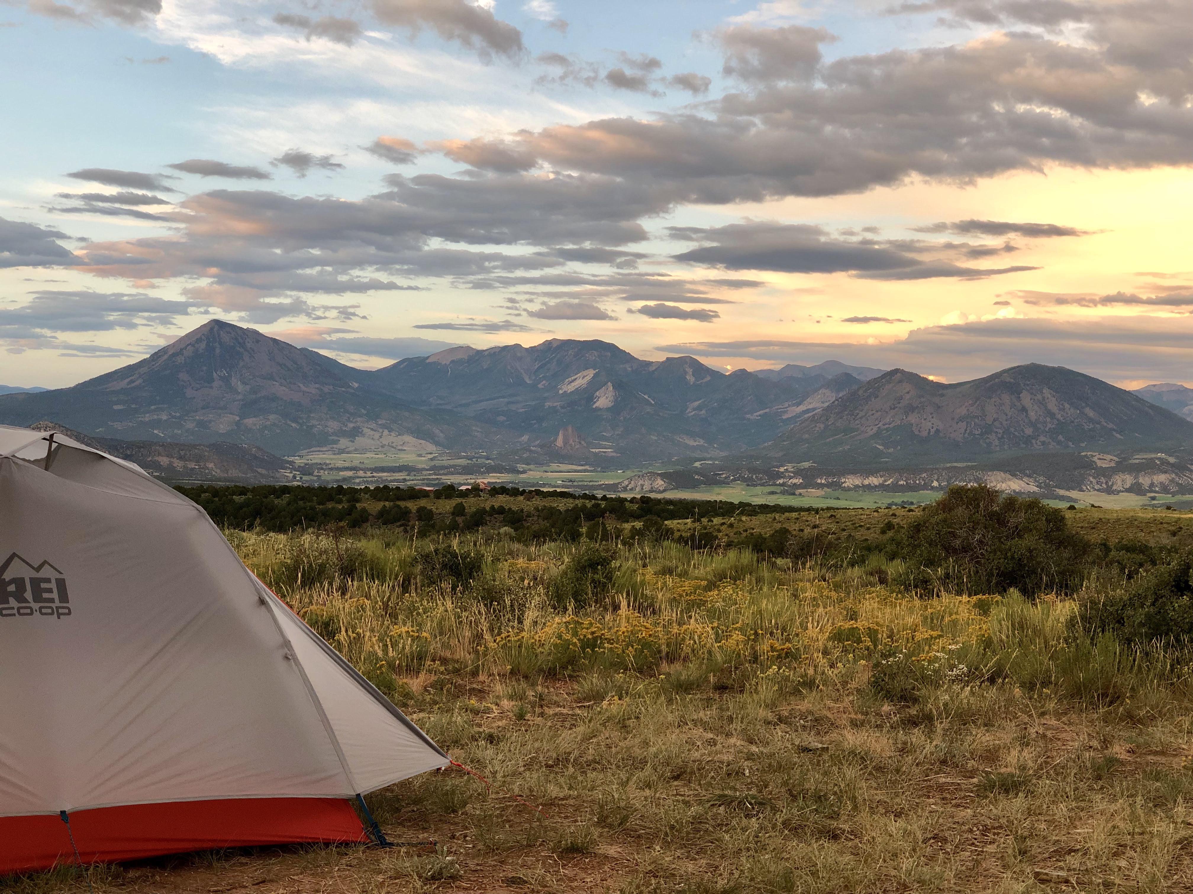 Camping on BLM land outside Black Canyon of the Gunnison National Park
