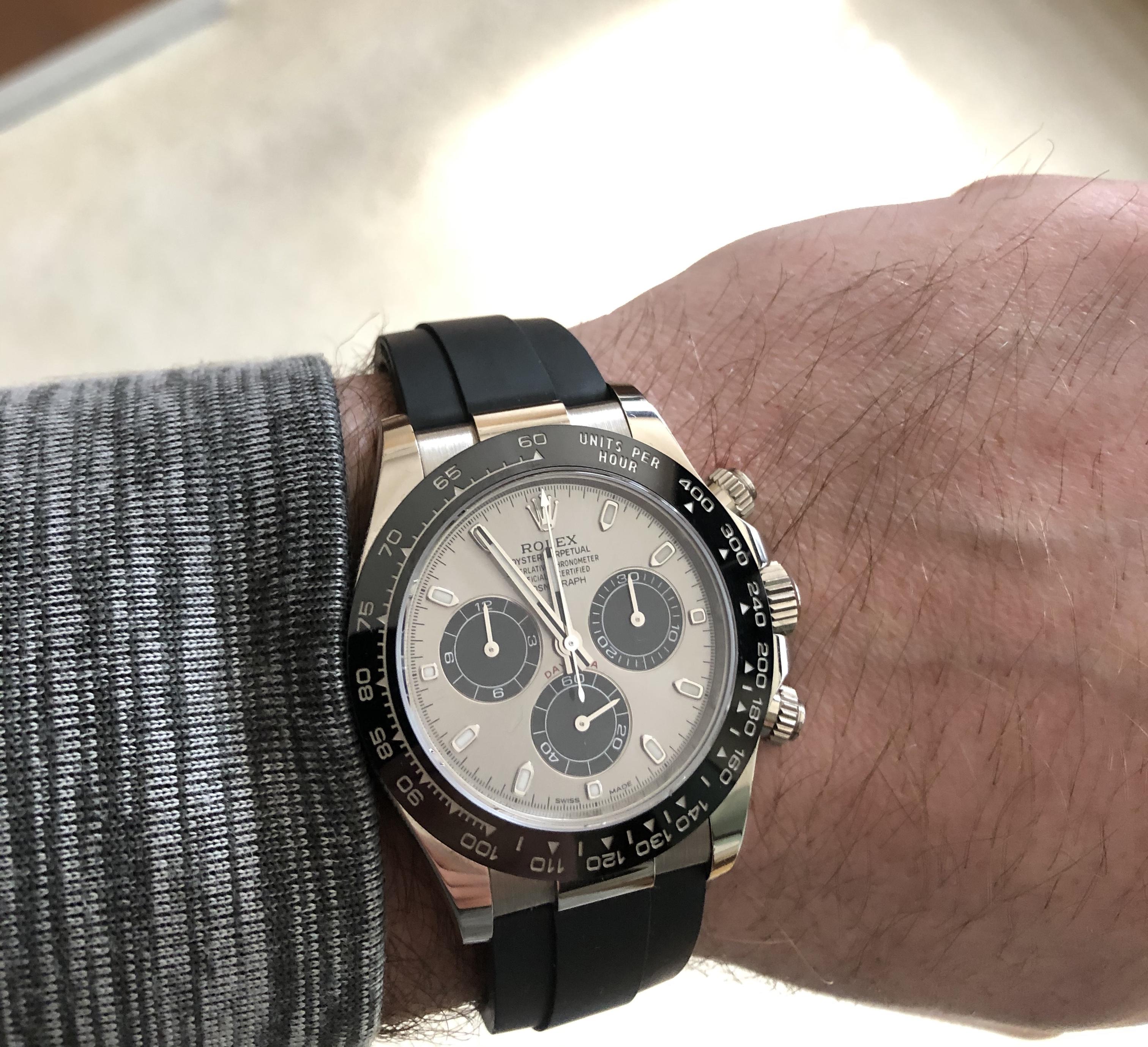 [Rolex Daytona Oysterflex] on the wrist today r/Watches