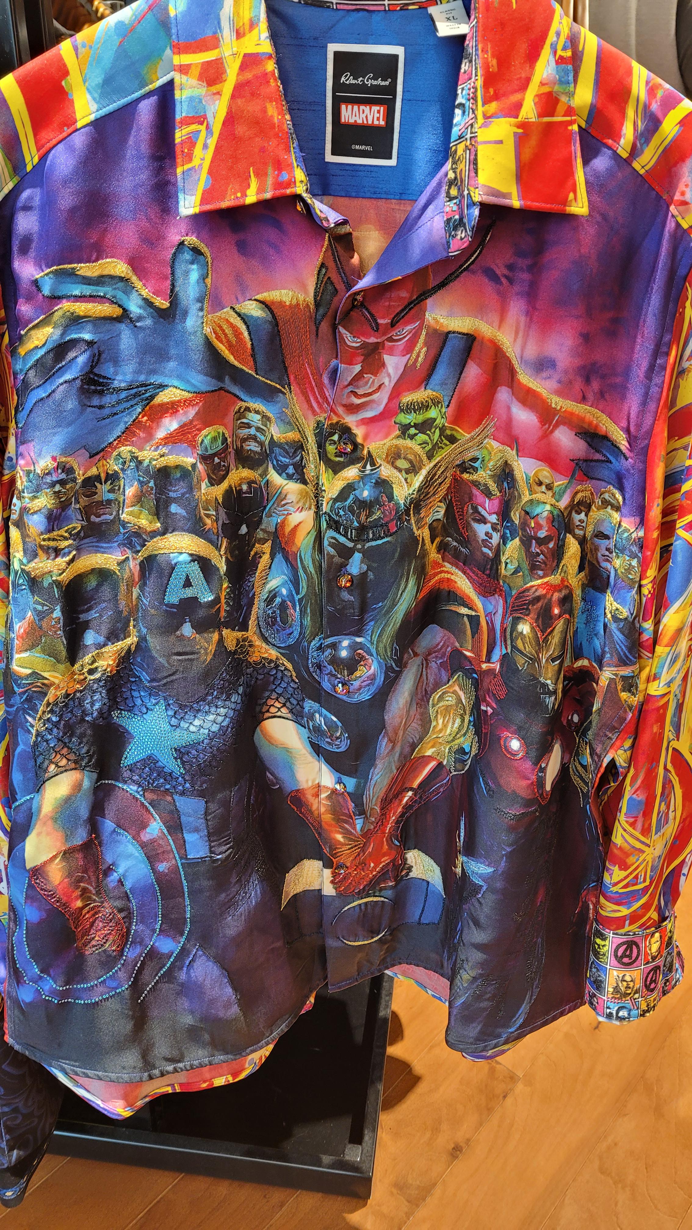 This Marvel shirt at an expensive clothing store r/pics