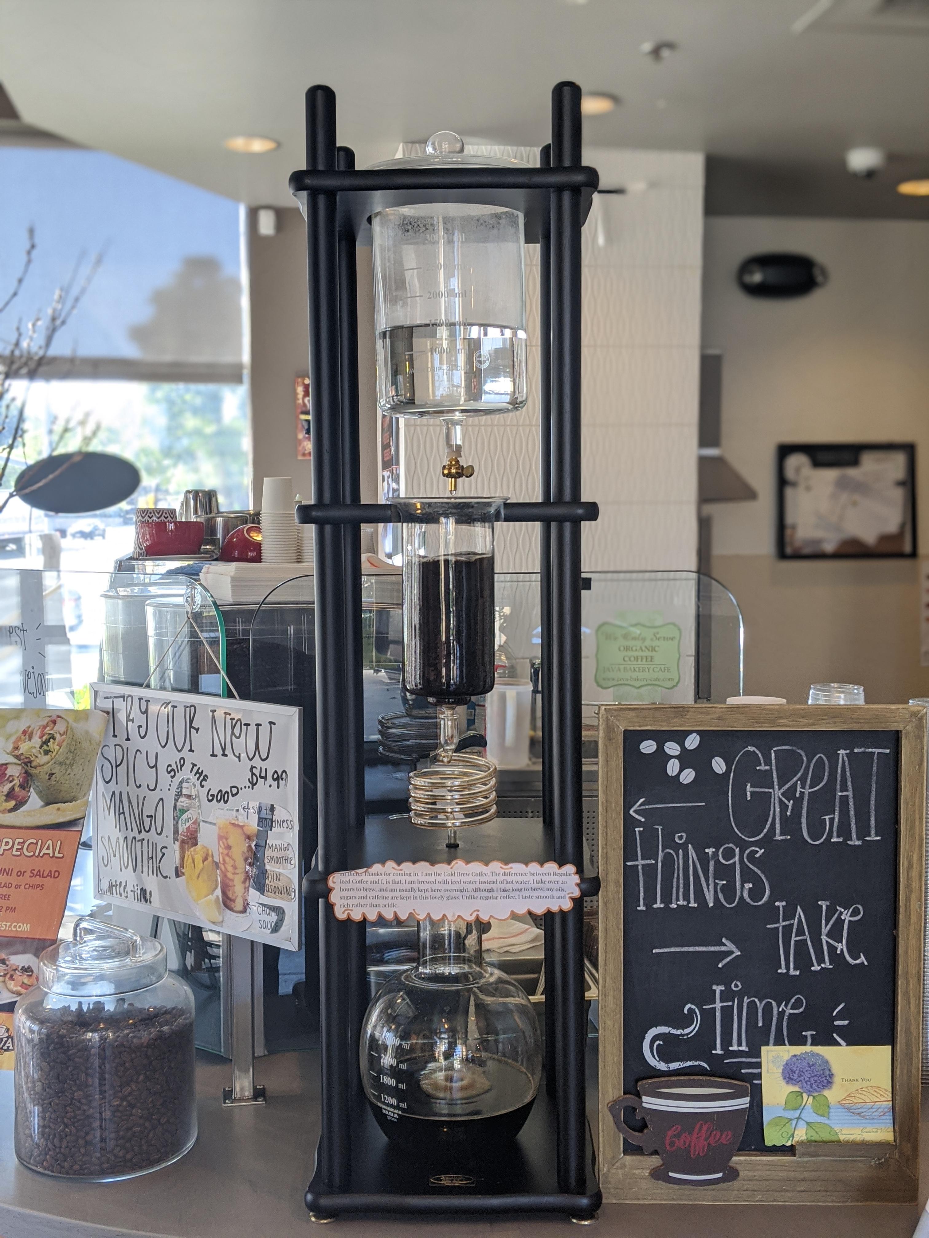 This cold brew coffee station at my local coffee shop r/mildlyinteresting
