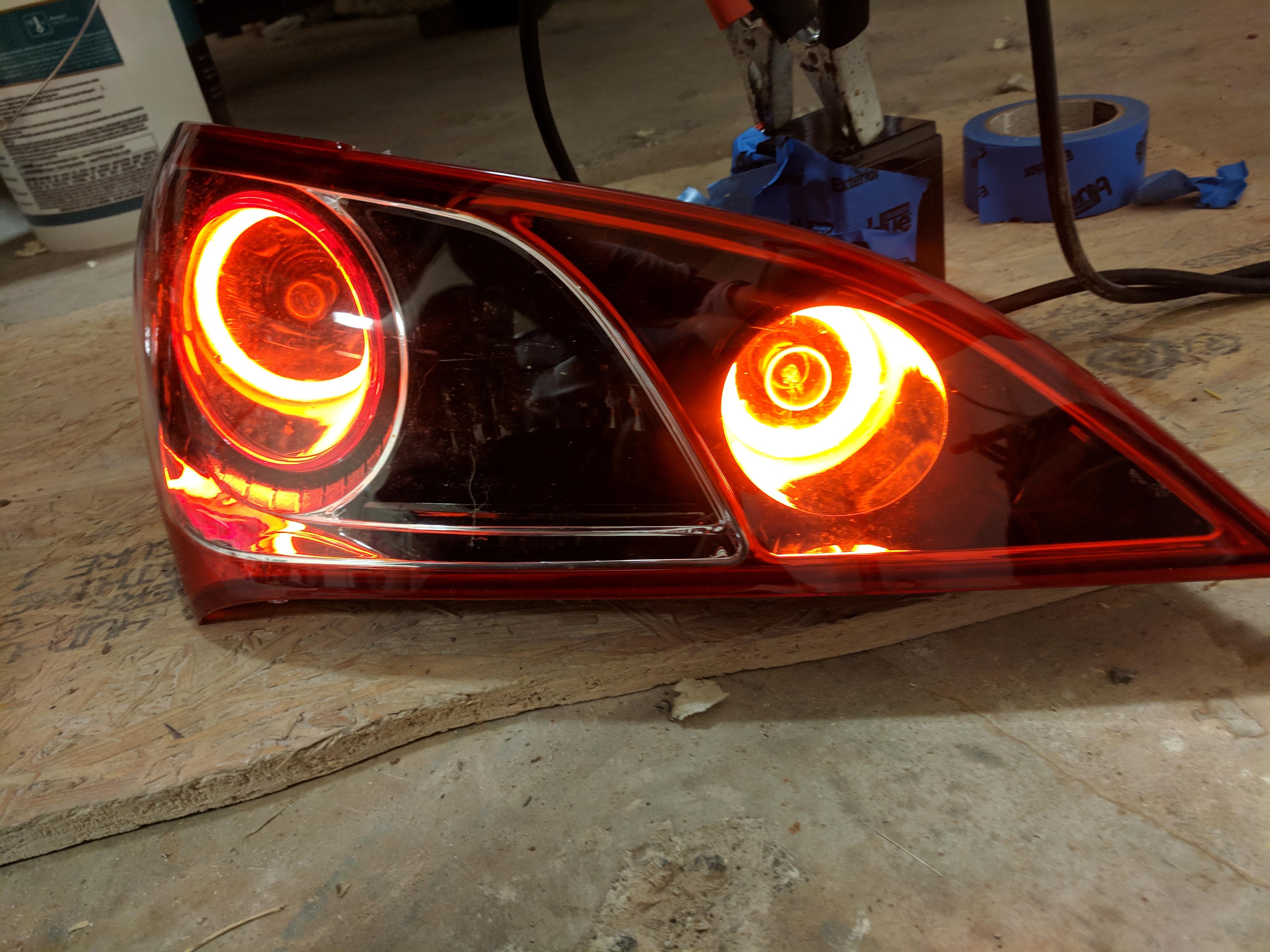 Bk1 tail lights modded (just finished one and it took 4hrs 😵) r