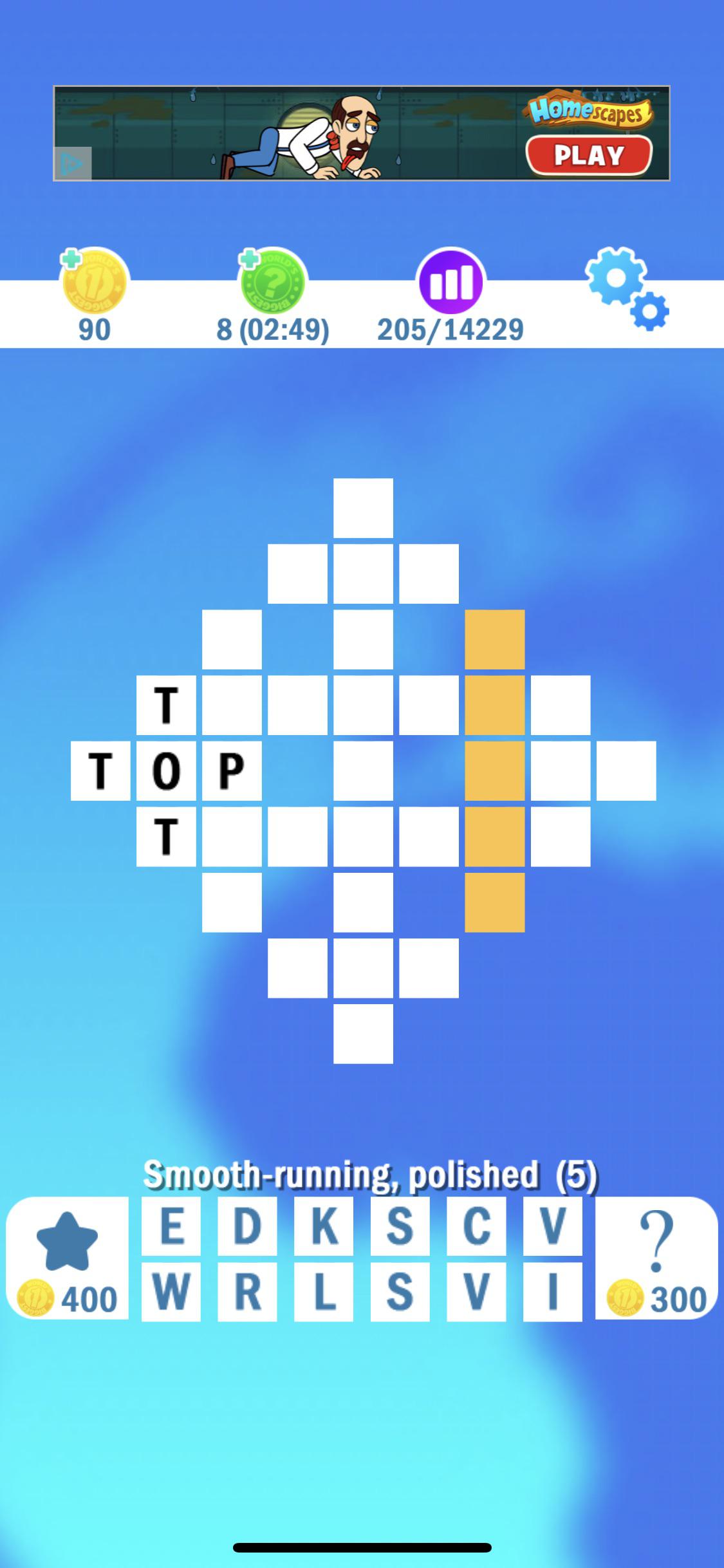 Can’t even play a relaxing crossword game without him trying to ruin it