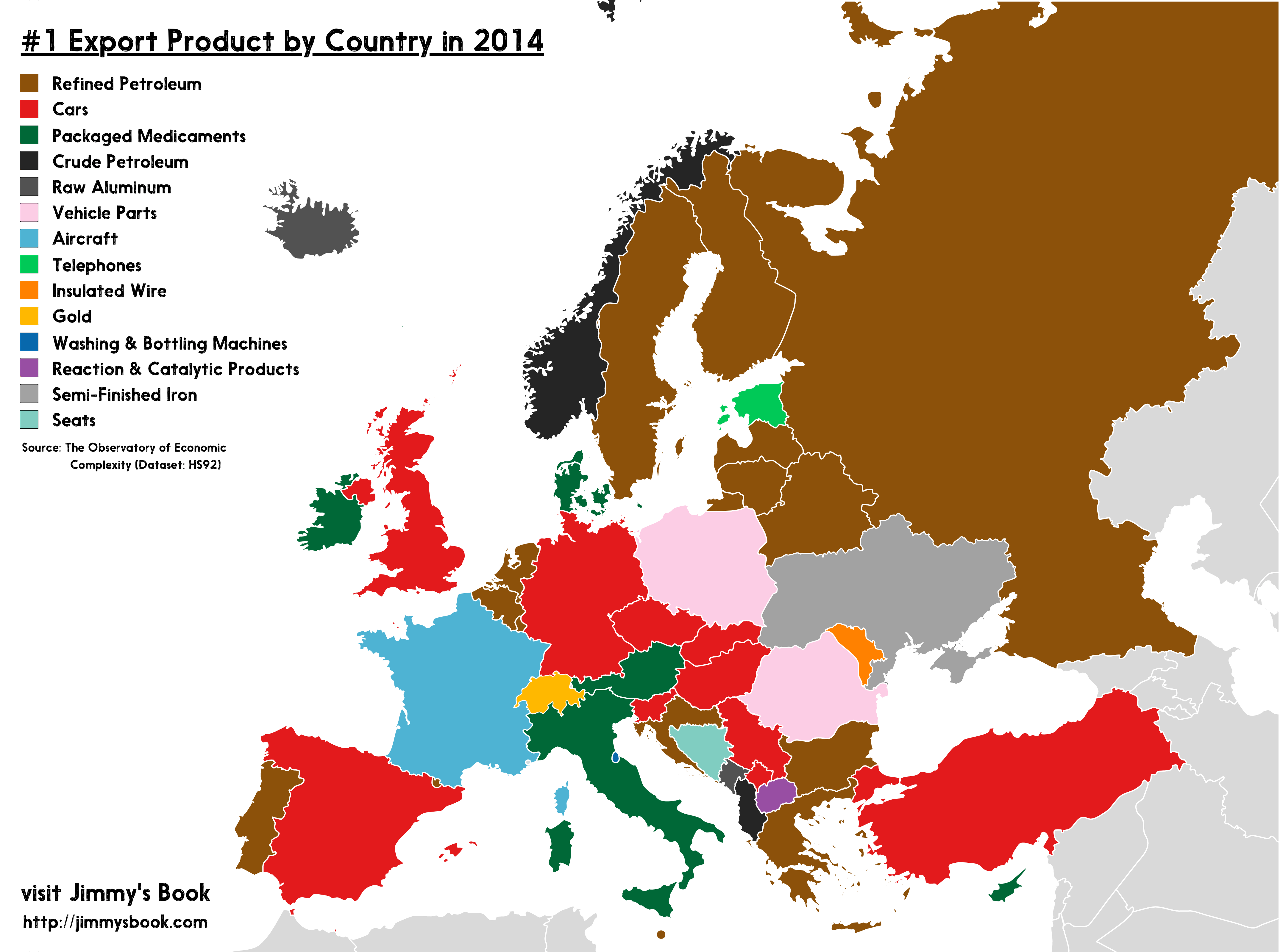 1 Export Products in Europe [4300x3200] r/MapPorn