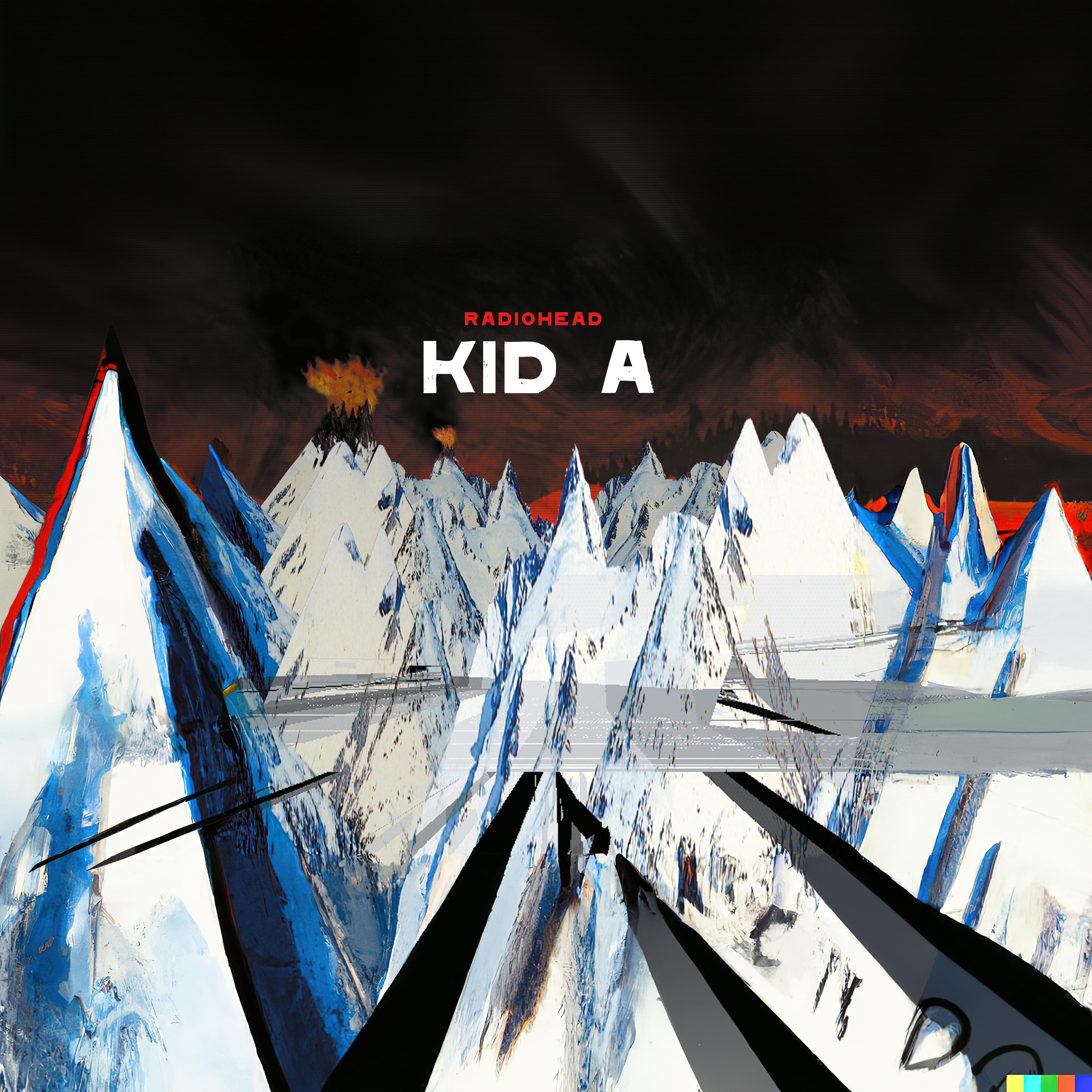 Uncropped the ‘Radiohead Kid A’ album cover r/AlbumArtPorn