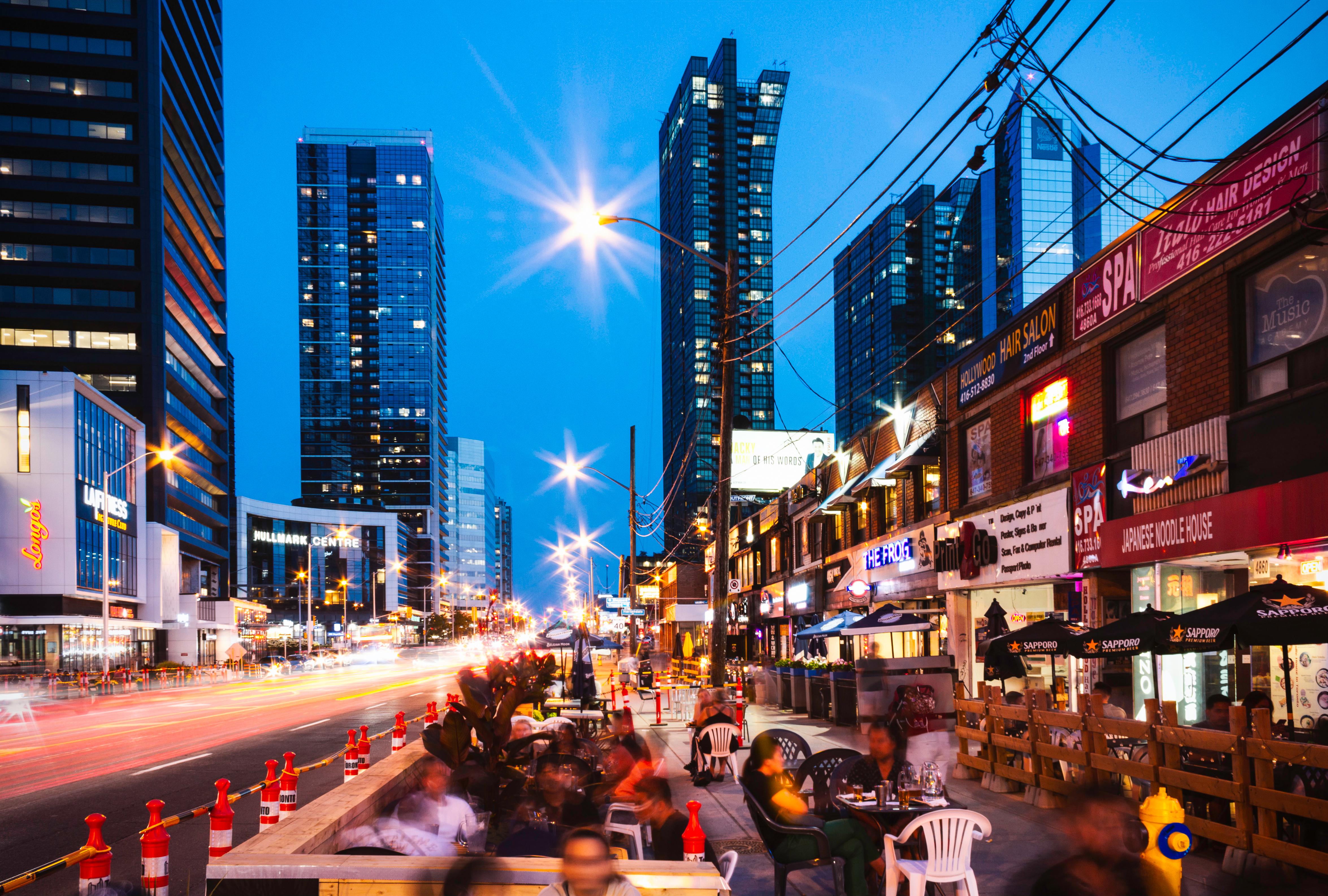 Yonge & Sheppard at Night r/toronto