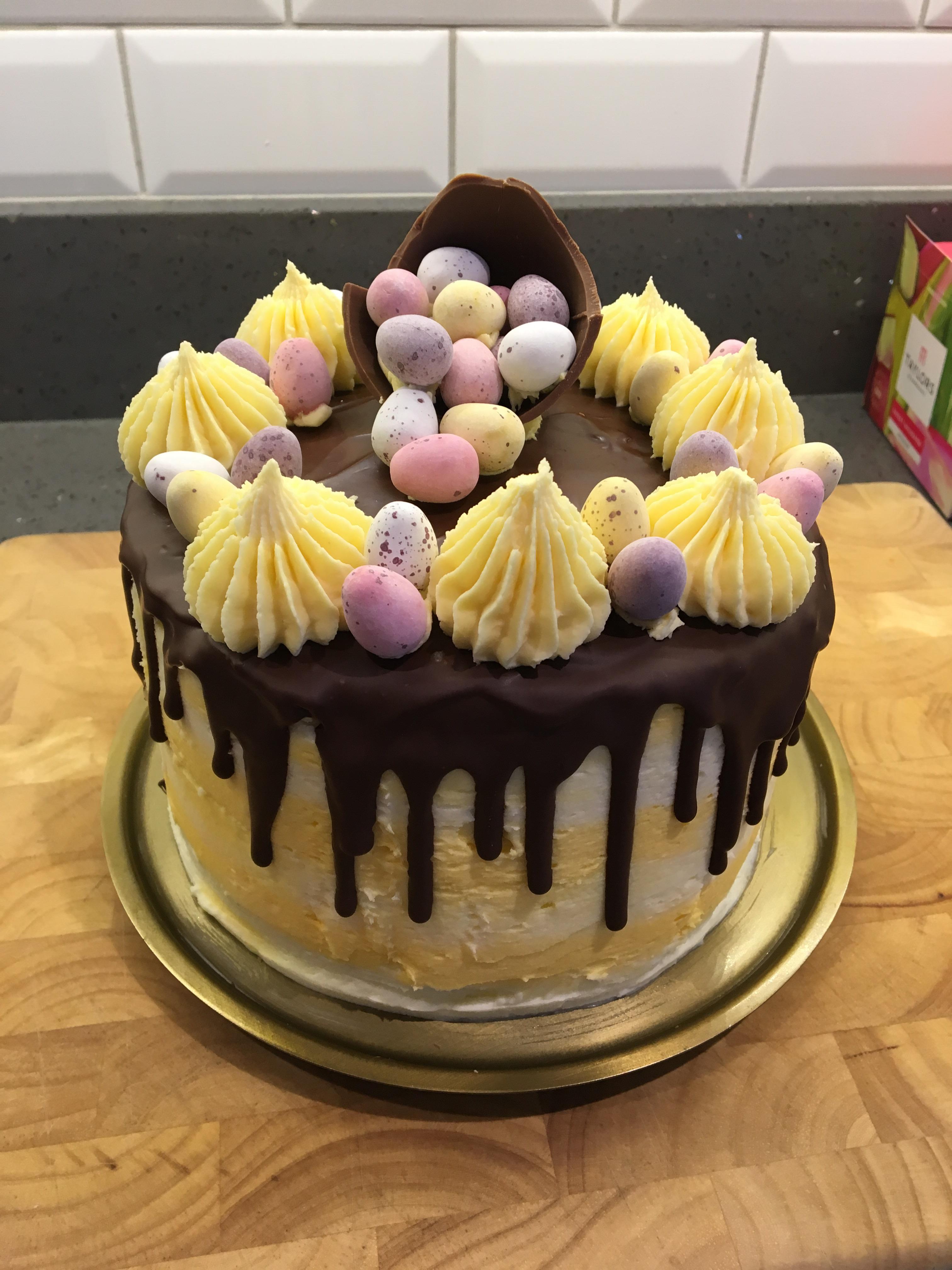 (Happy) Easter Cake! haven't baked anything this ambitious since I