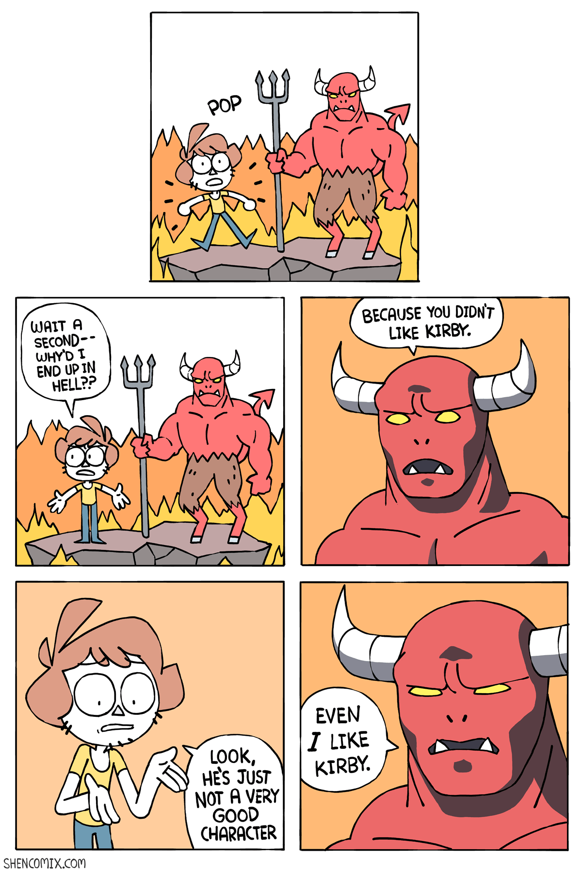 Kirby is Satan's best friend Kirby