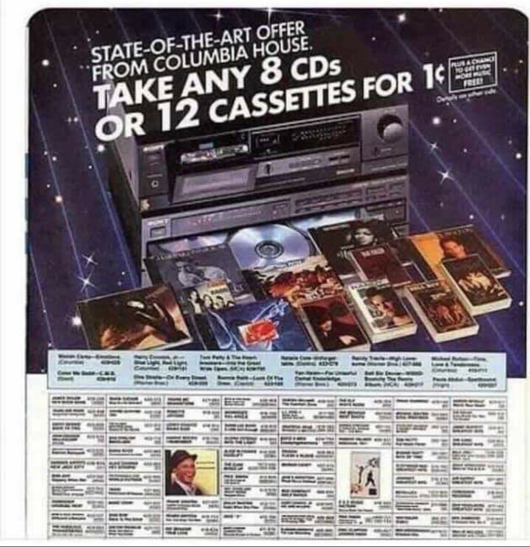 Who remembers Columbia House and BMG? r/nostalgia