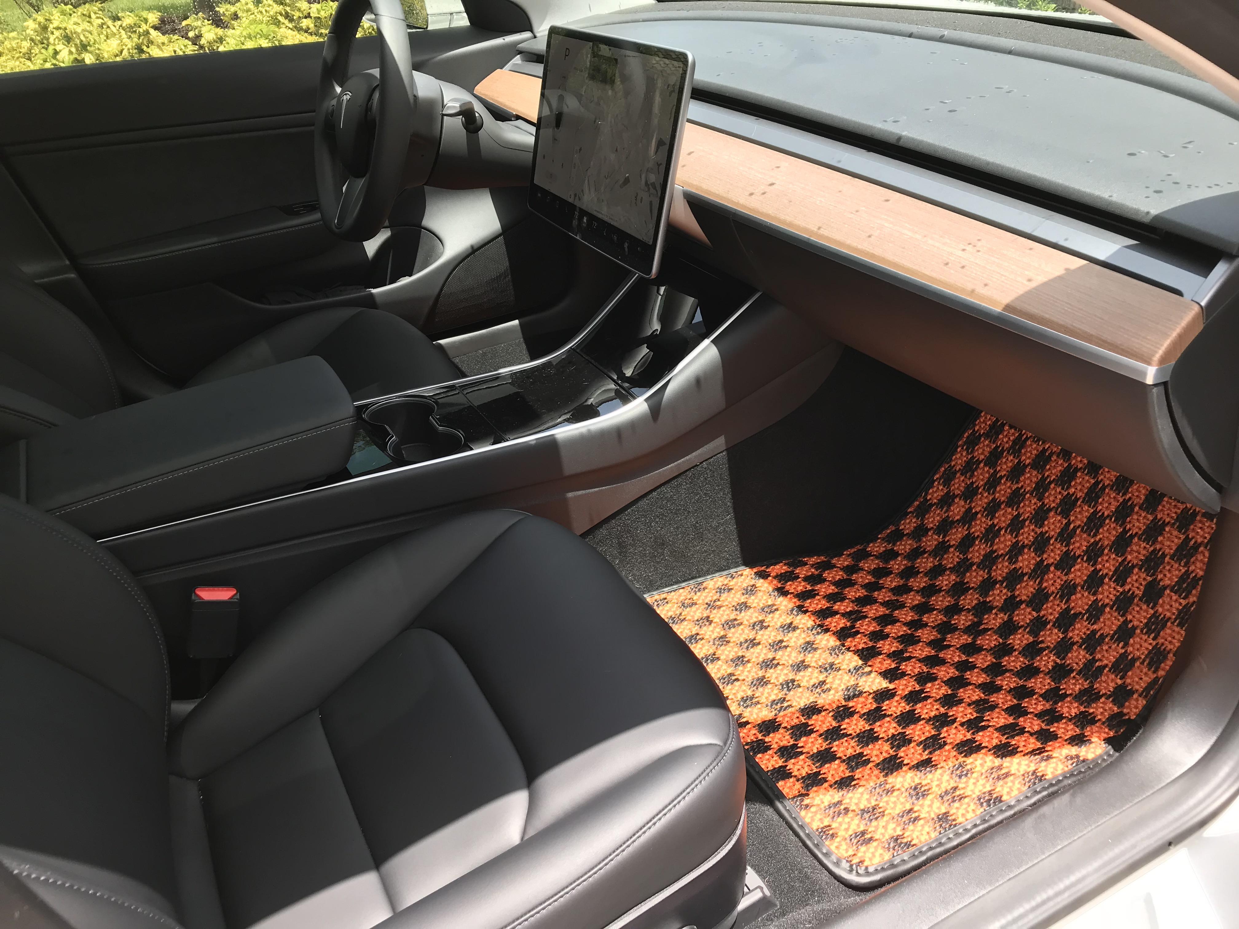 My favorite mats are finally available for my Model 3 teslamotors