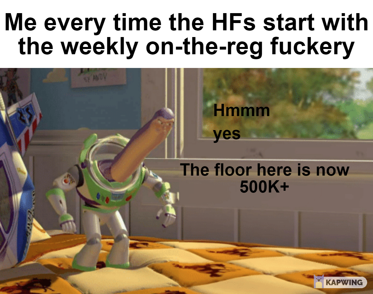 The roof is the new floor, and the ceiling is removed for us to see the