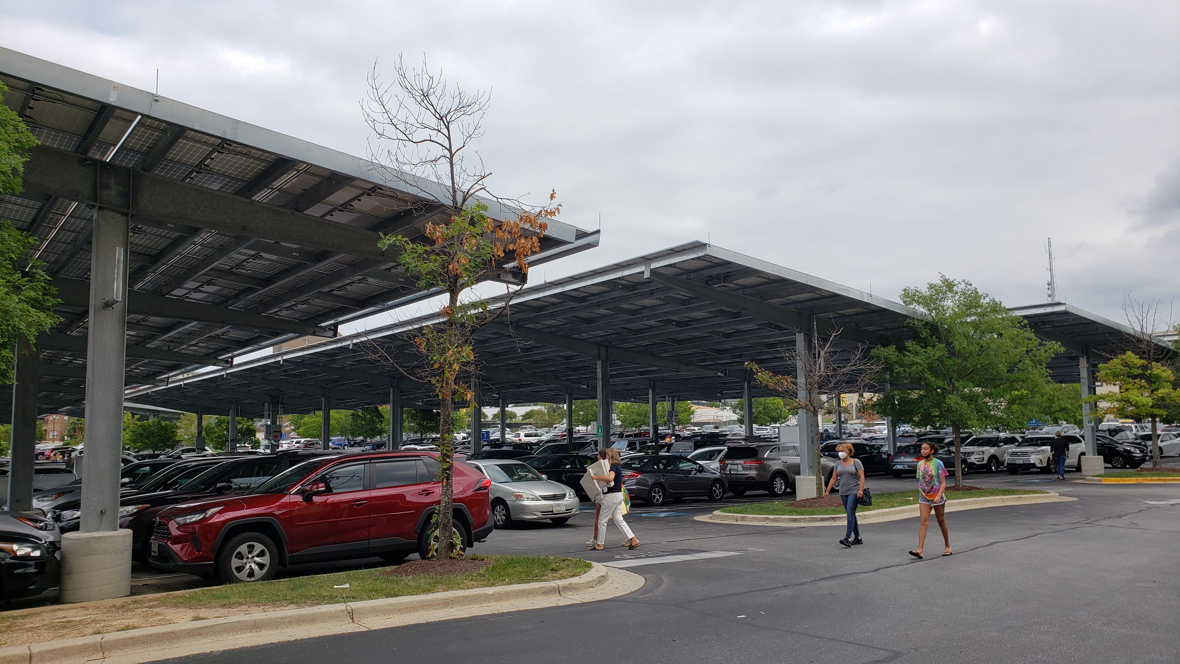 College Park IKEA Parking area solar panels r/maryland