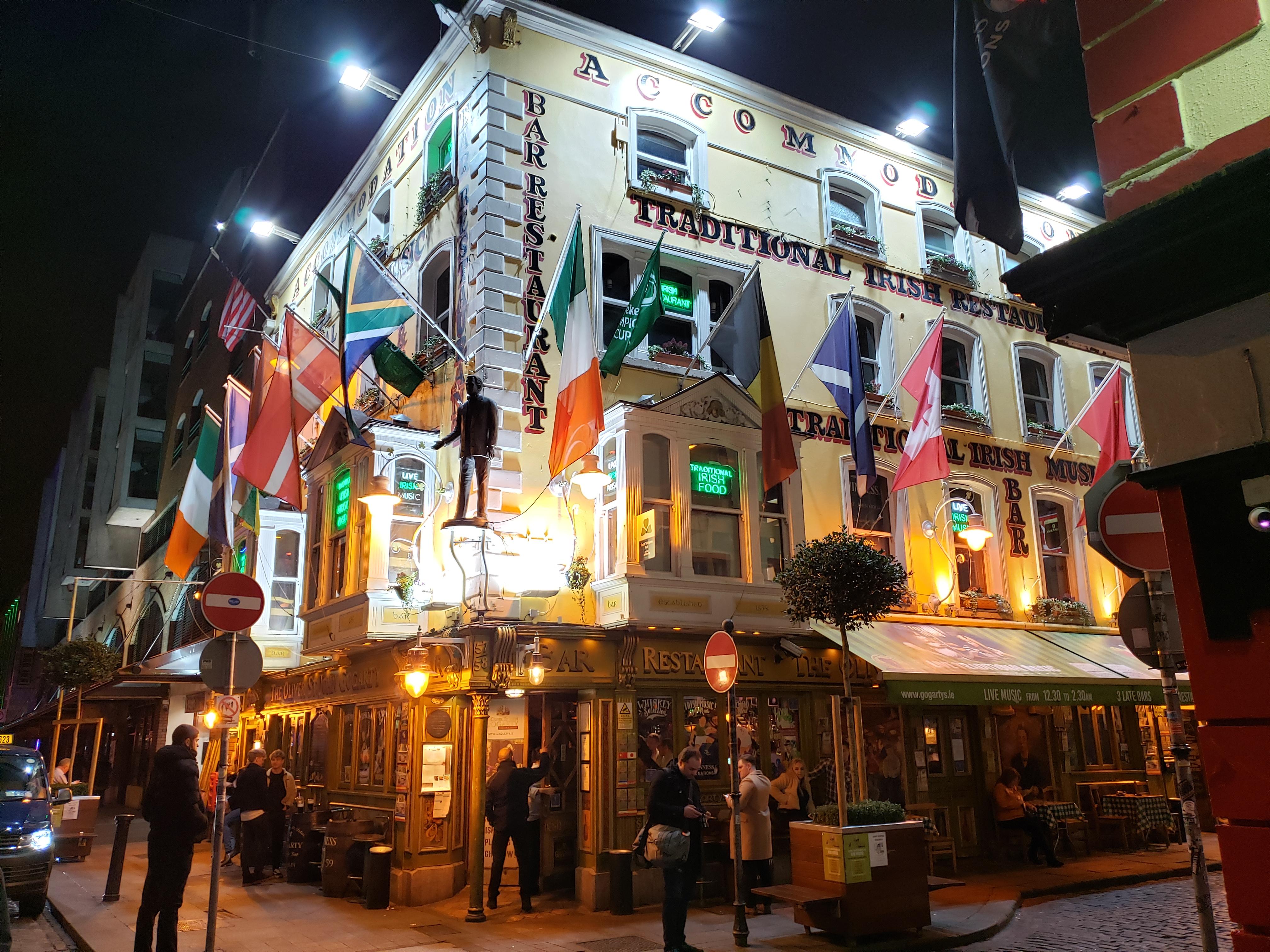 Awesome Pub in Dublin Ireland and great music. Gogarty r/travelphotos