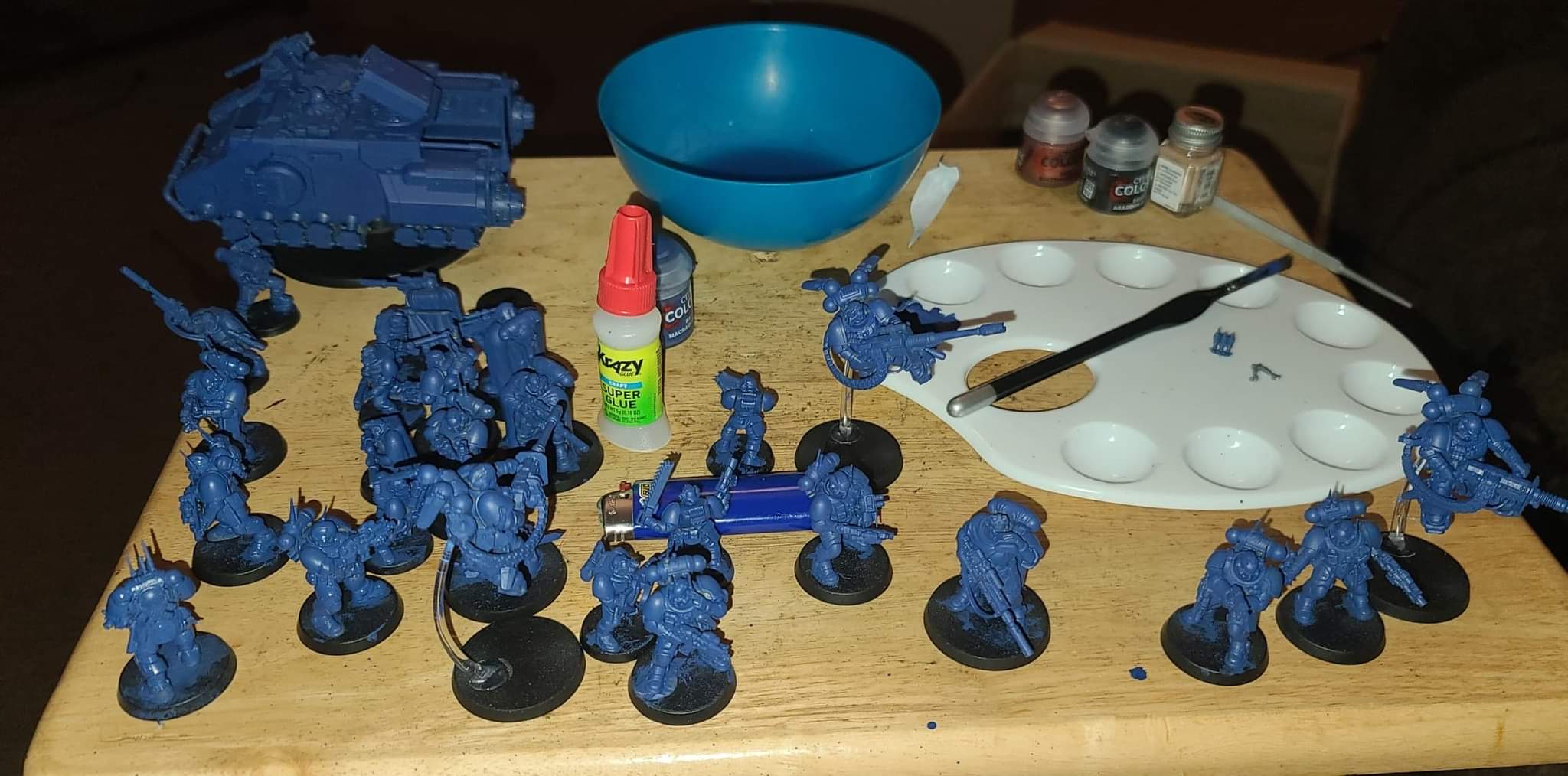 finally done base coating r/Warhammer40k