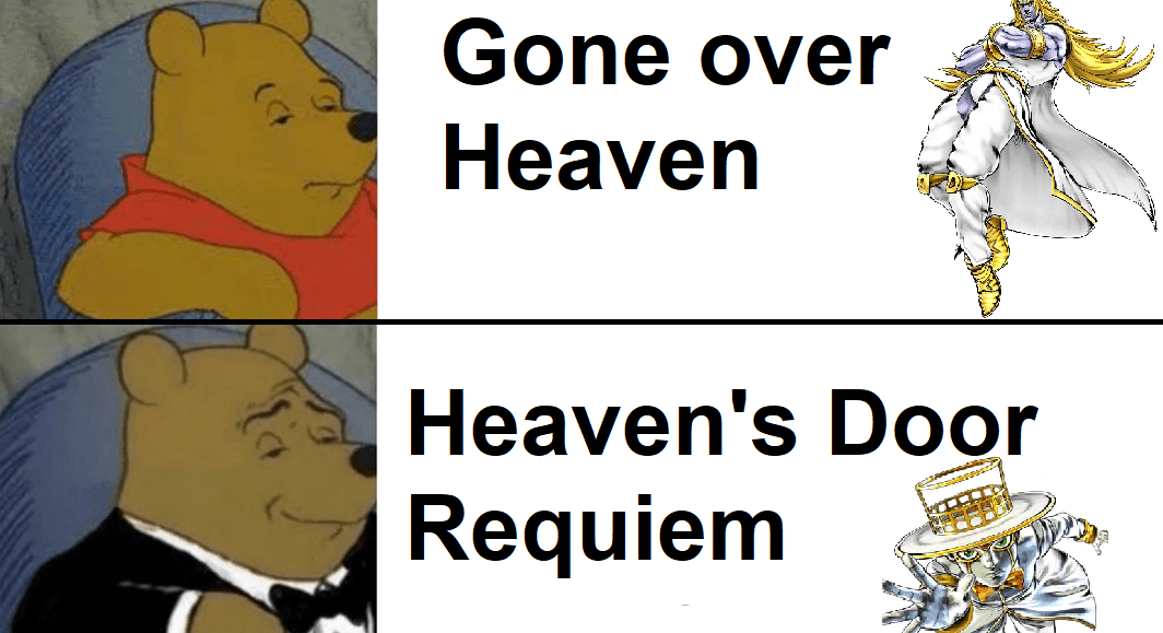 Now that I think about it, Heaven's Door is kindof like a doorway to