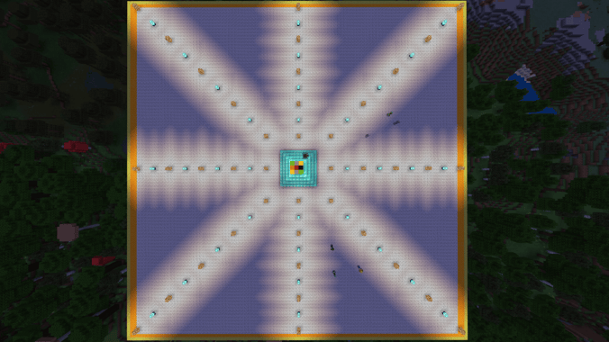 Beacon Range Test : Minecraft