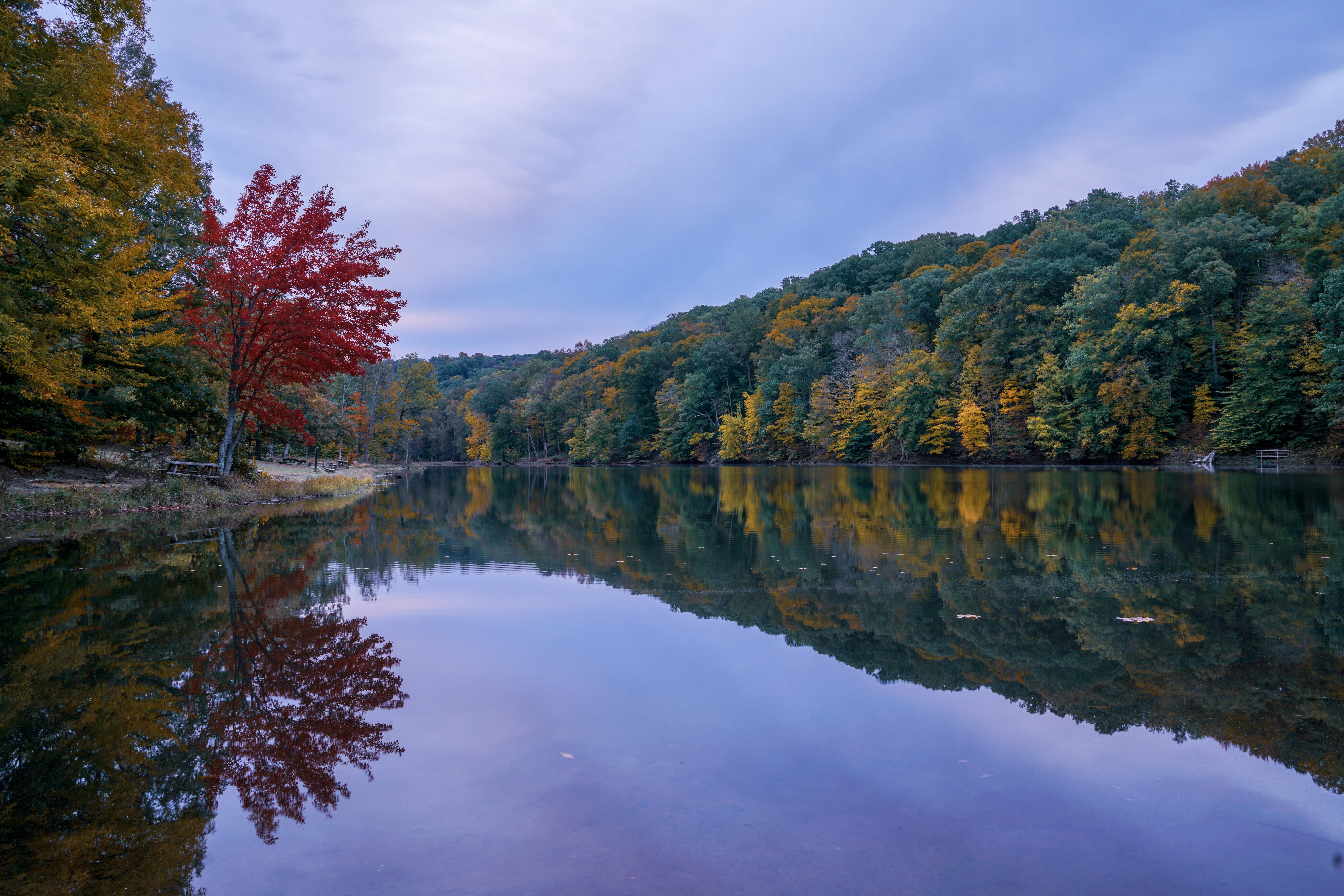 Ogle Lake. Brown County State Park. r/Indiana
